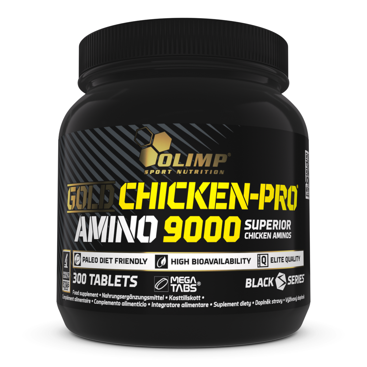 GOLD CHICKEN-PRO AMINO 9000 Mega Tabs 300 tabs