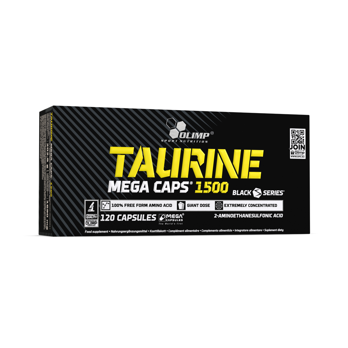 TAURINE MEGA CAPS 120 caps