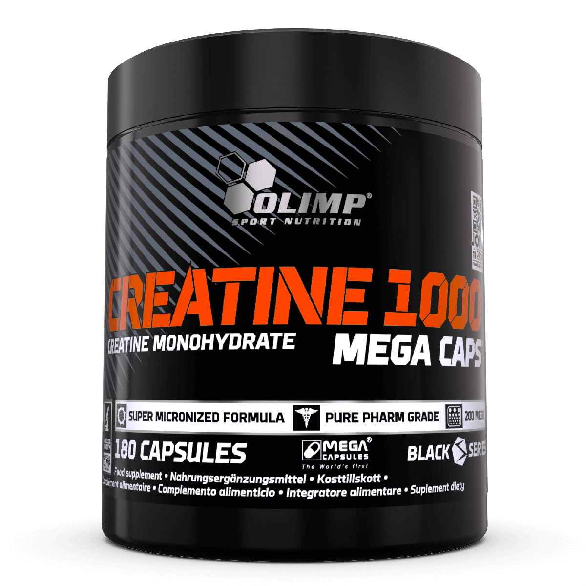 Creatine 1000 Mega Caps 180 caps