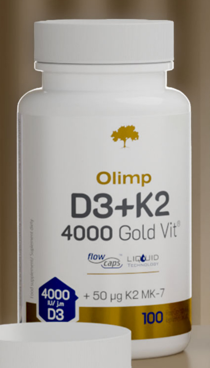 Gold Vit D3+K2 4000 — 100 caps