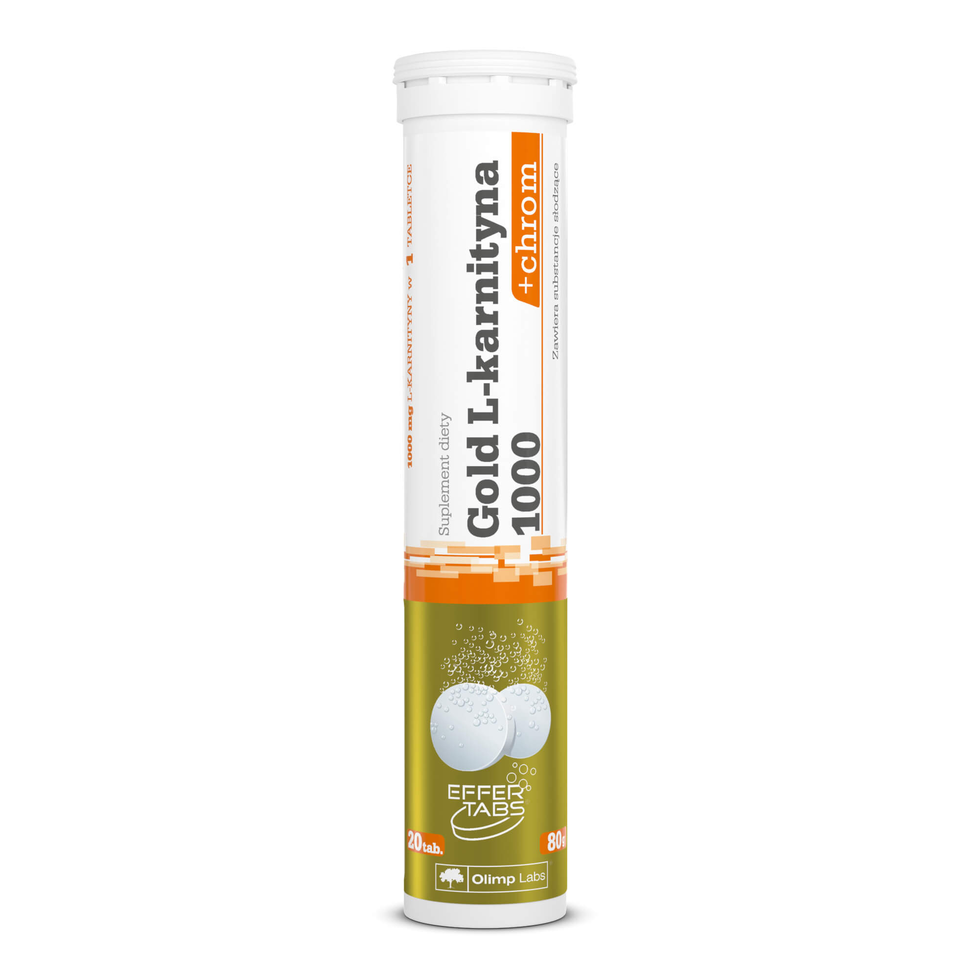 Gold L-Carnitine 1000 + Chrom — 20 tabs