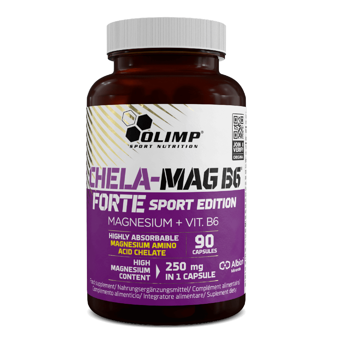 Chela-Mag B6 Forte Sport Edition Jar — 90 caps