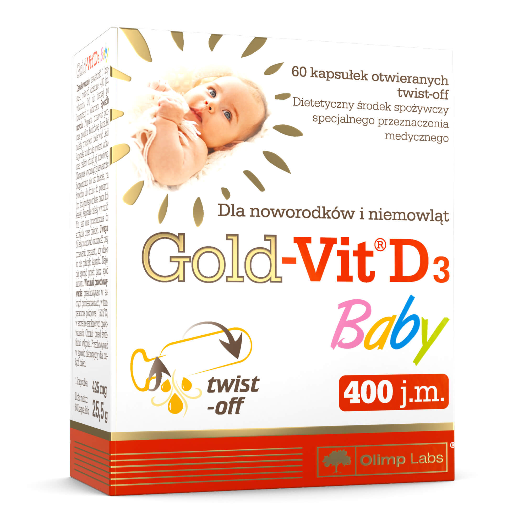 Gold Vit D3 Baby — 30 / 60 caps 2