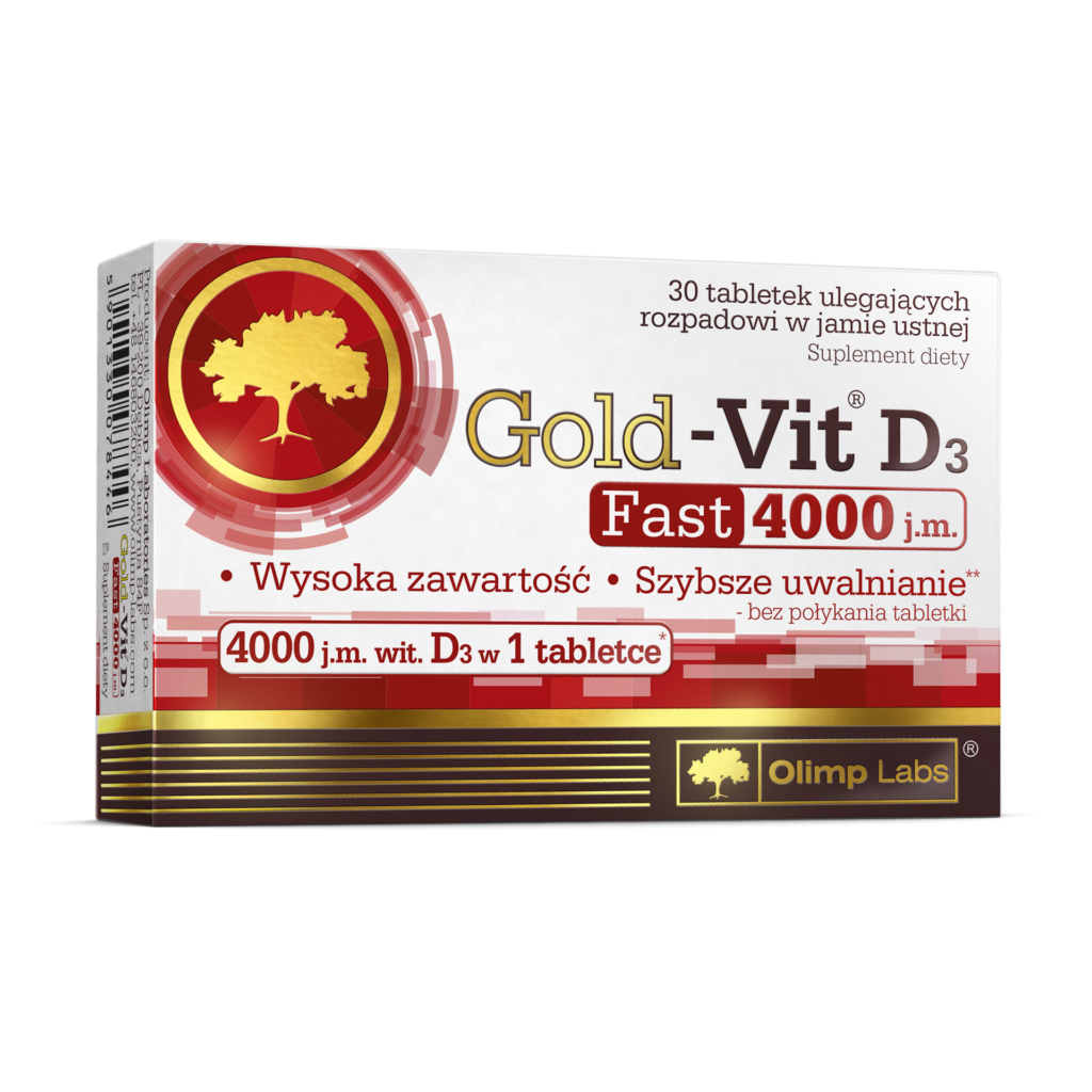 Gold Vit D3 Fast 4000 IU — 30 tabs