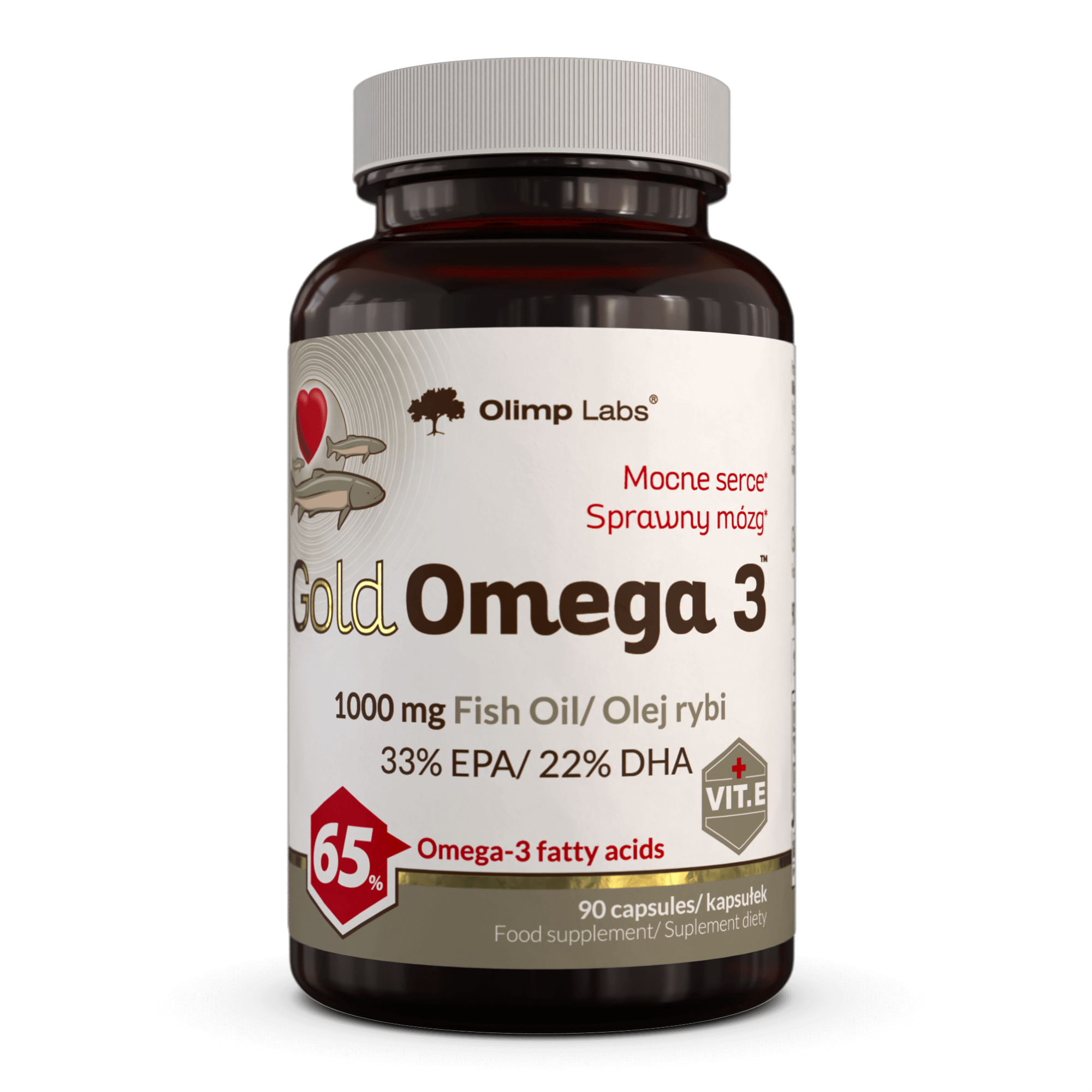 Gold Omega-3 65% Jar — 90 caps