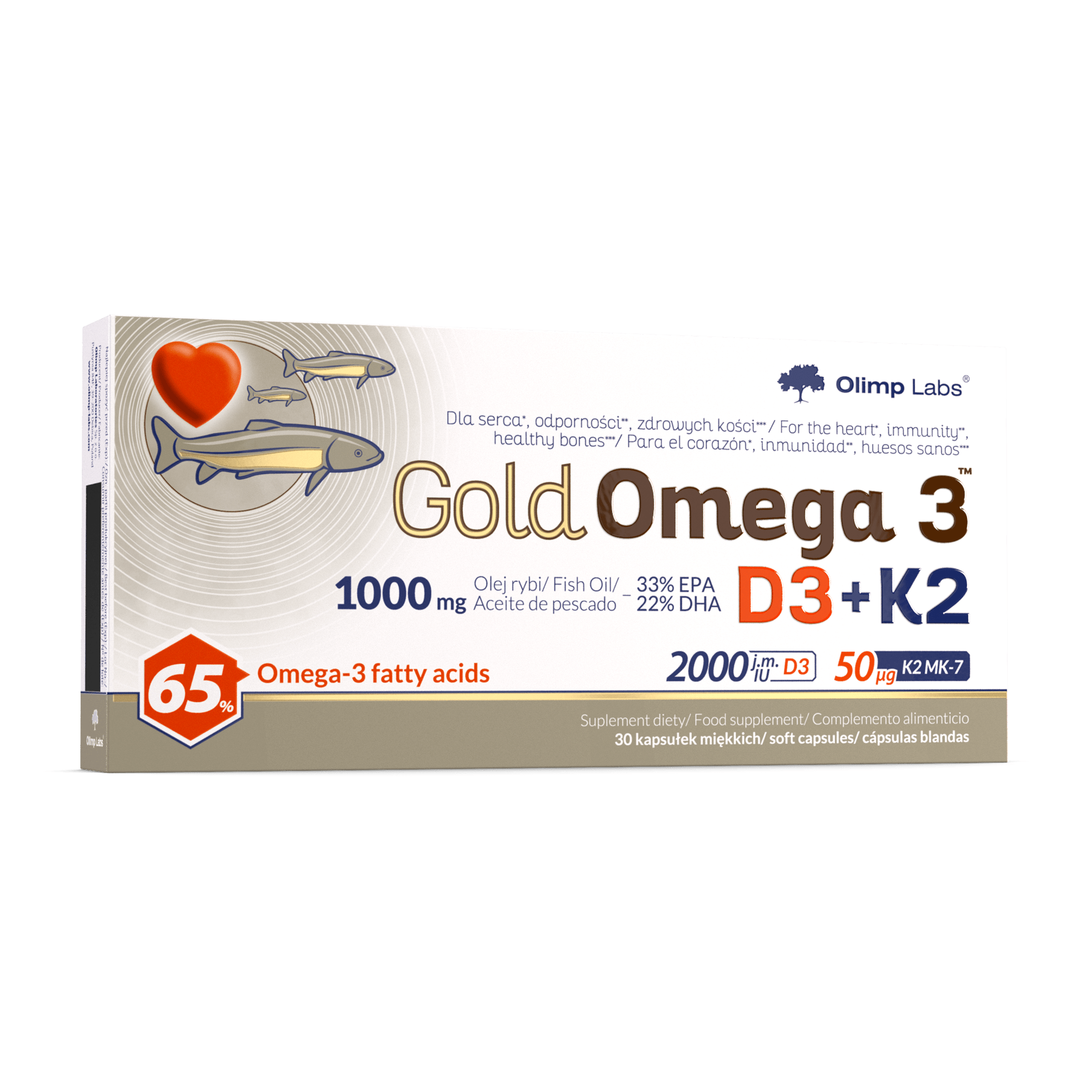 Gold Omega-3 D3+K2 — 30 caps