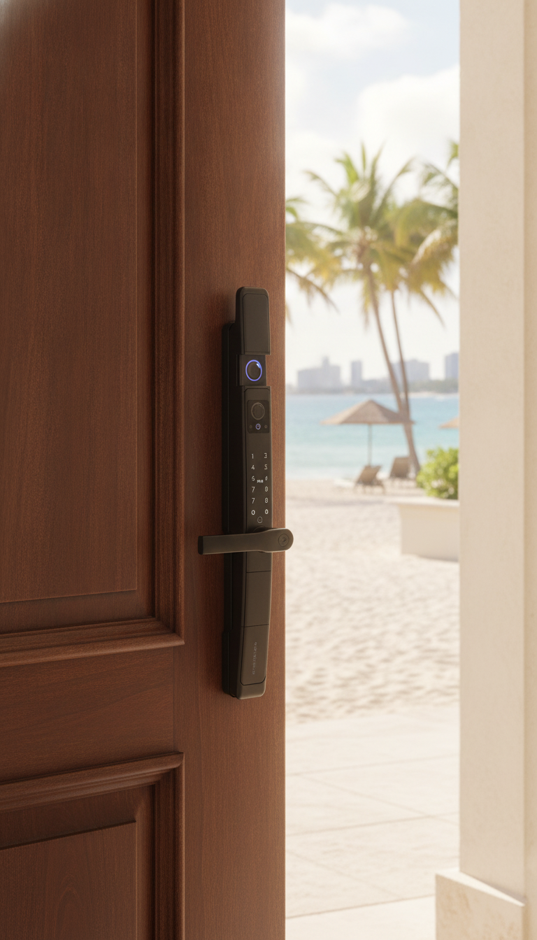 Las Mejores Cerraduras Inteligentes para Airbnb en Santa Marta: Seguridad Premium con OL 64