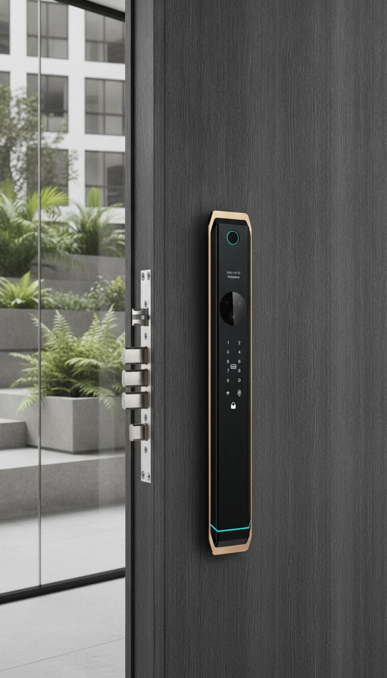 Instalación de Cerradura Inteligente OL 22+ para Airbnb en Colombia | OL Solutions
