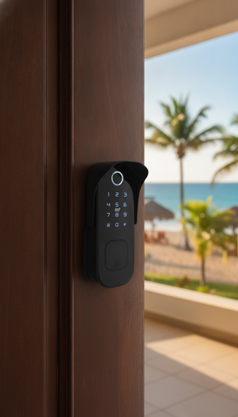 Cerradura Inteligente para Apartamento Airbnb Santa Marta OL 5R - OL Solutions