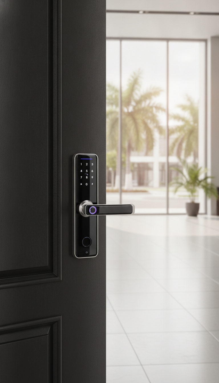 Comprar Cerradura Inteligente Biométrica OL 27 en Cali con Instalación