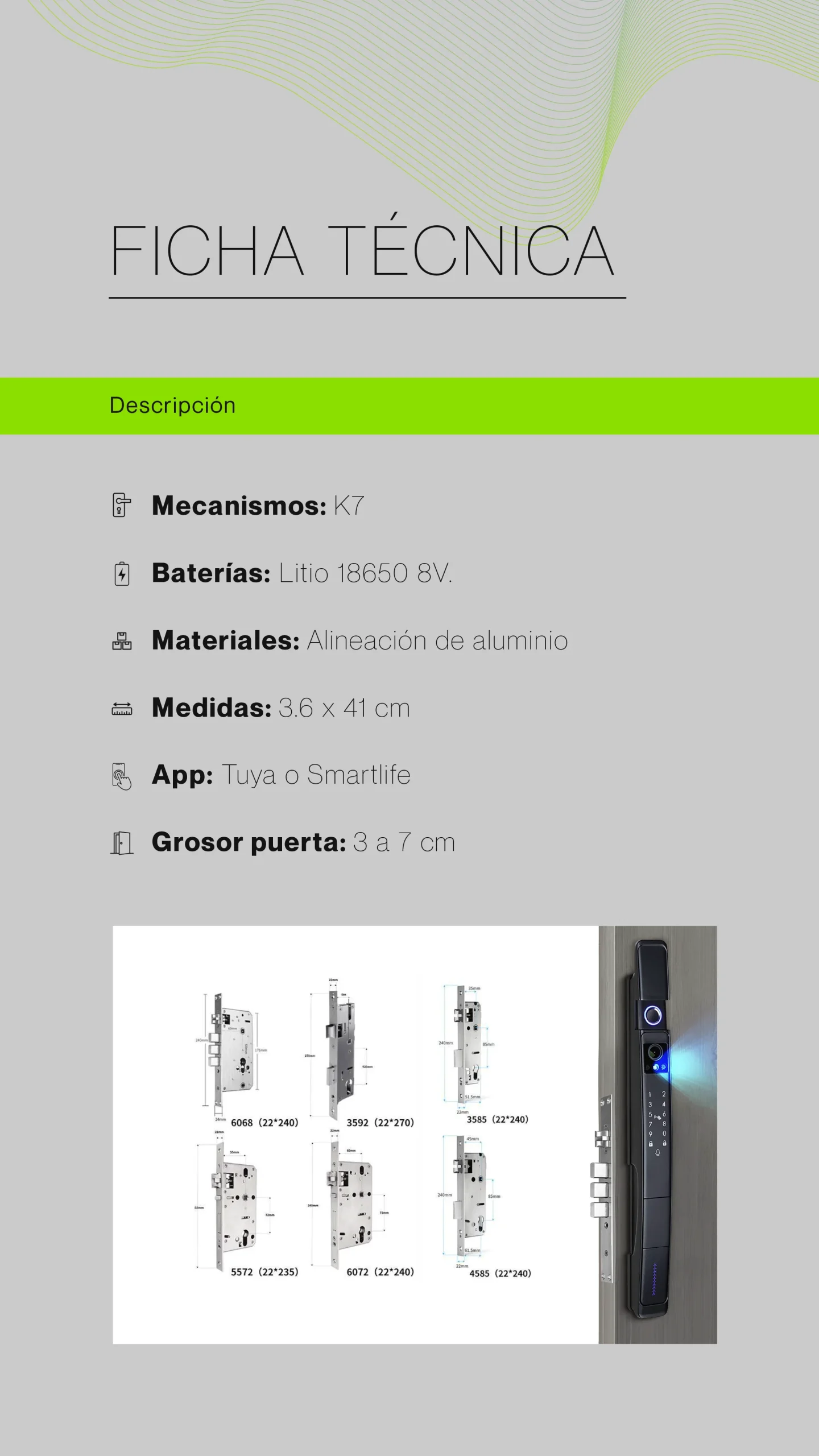 Ficha técnica OL 64
