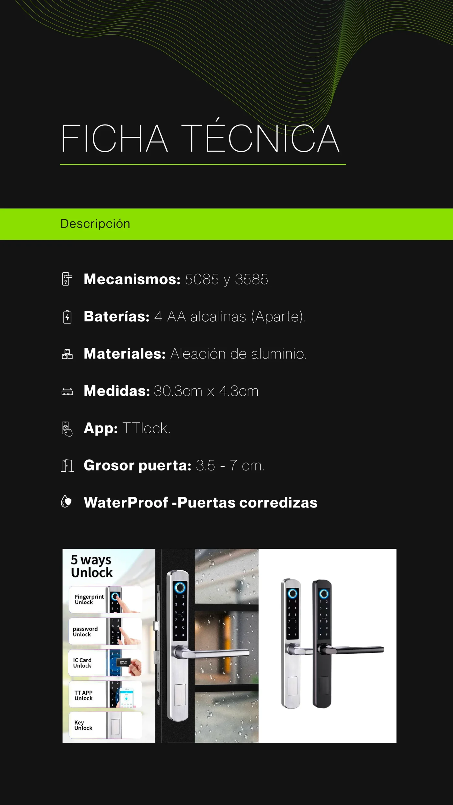 Ficha técnica OL G
