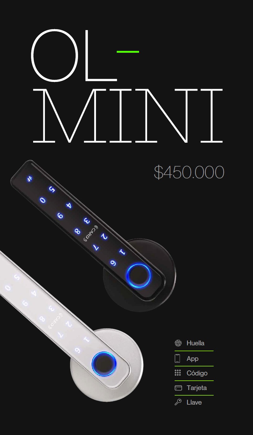 Cerradura Inteligente OL Mini Barranquilla | OL Solutions