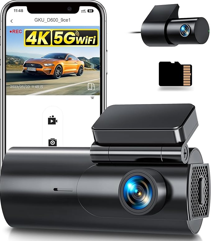 Dashcam 4K delantera y trasera (Pruebas de accidente)