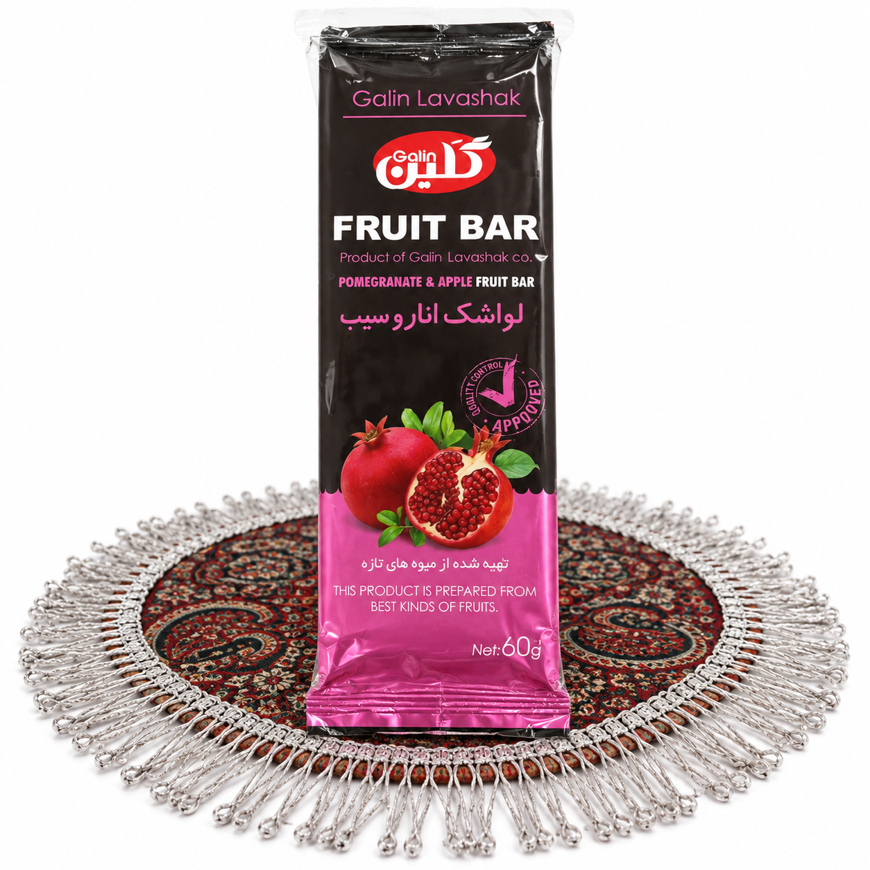 لواشک انار و سیب گلین