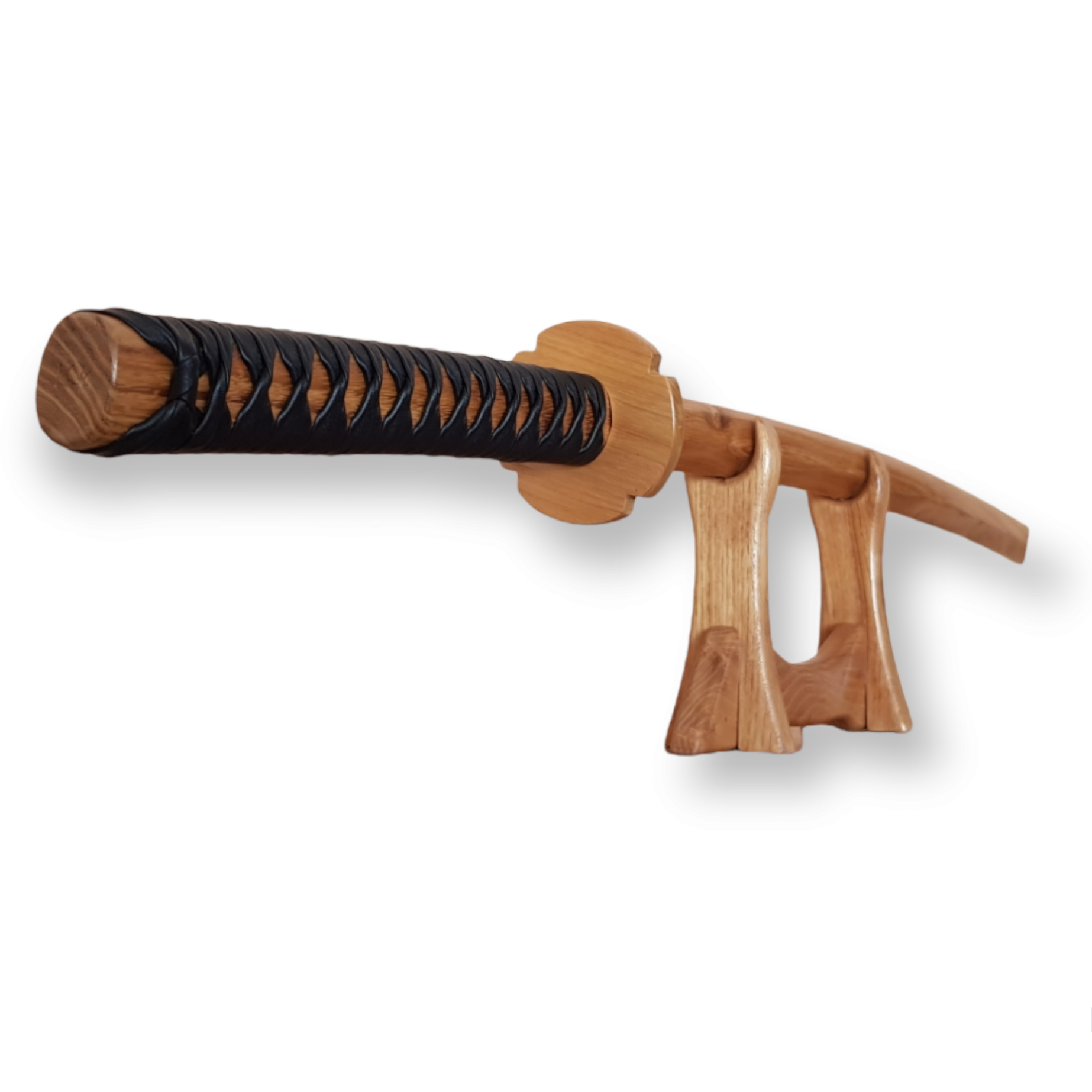 Bokken Bokuto 102 cm, eurooppalainen saarni, tsuba ja tsukamaki-kahvanauha