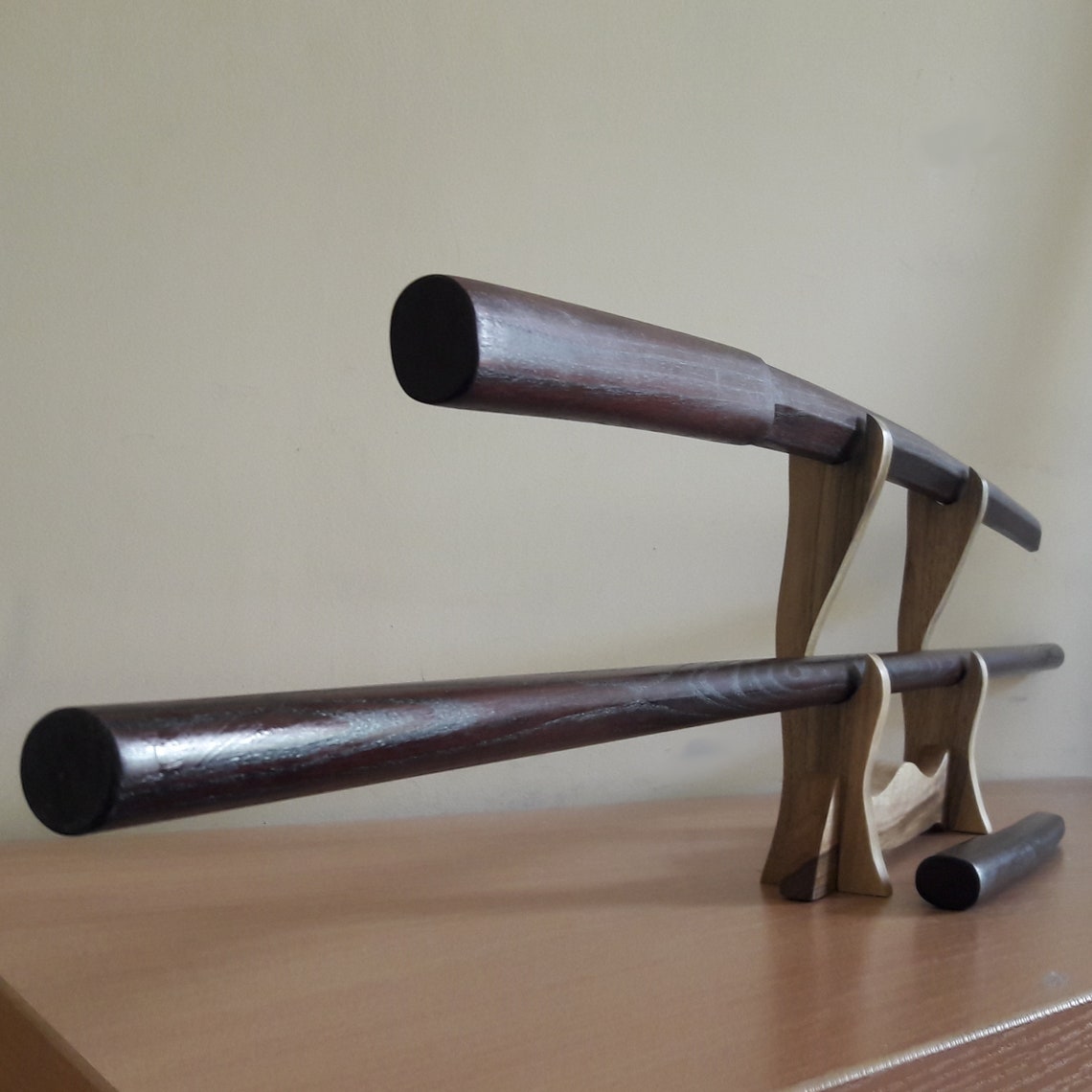 Asesetti: Bokken Daito 102 cm, jo 128 cm ja tanto, eurooppalainen saarni