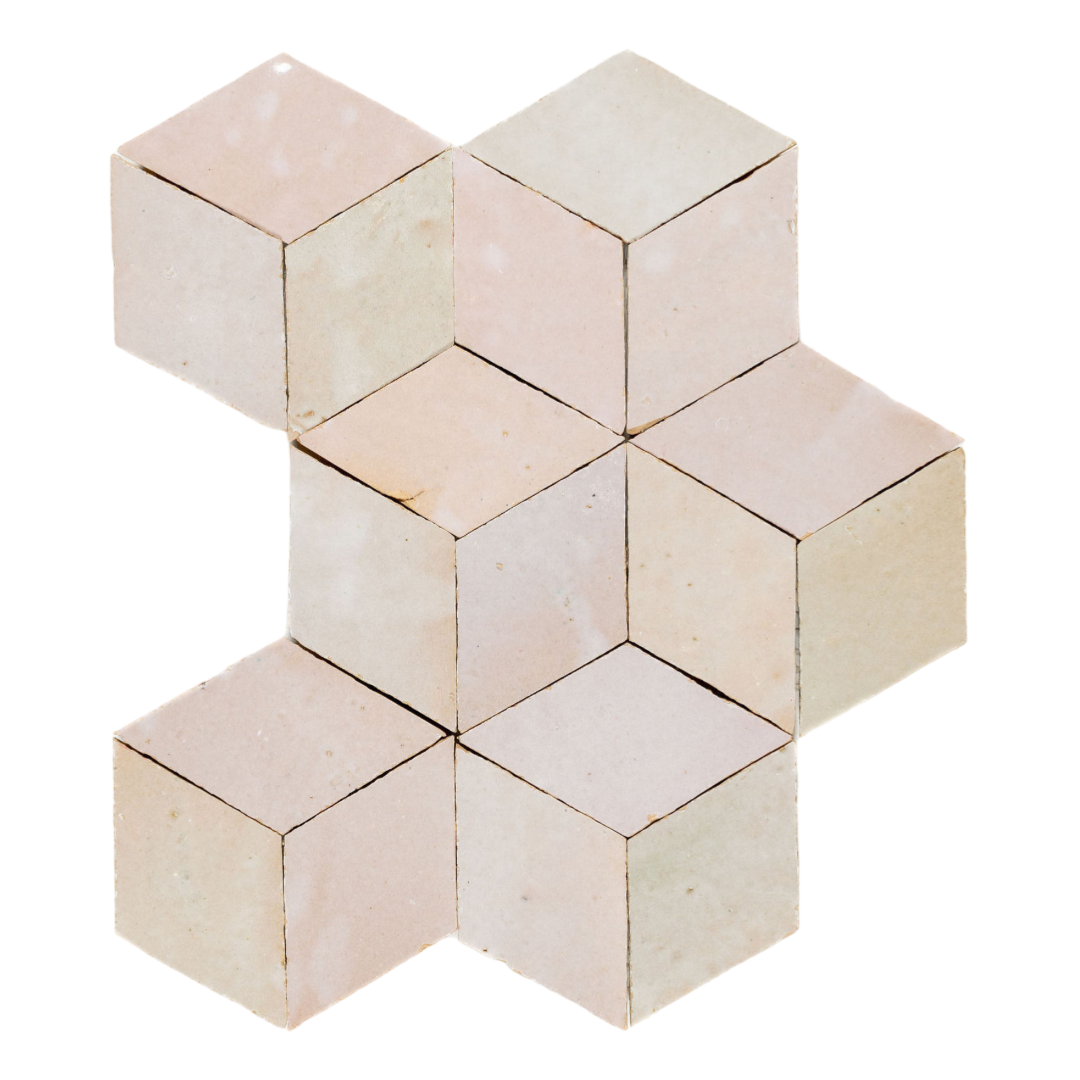 Cubic Zellige Mosaic