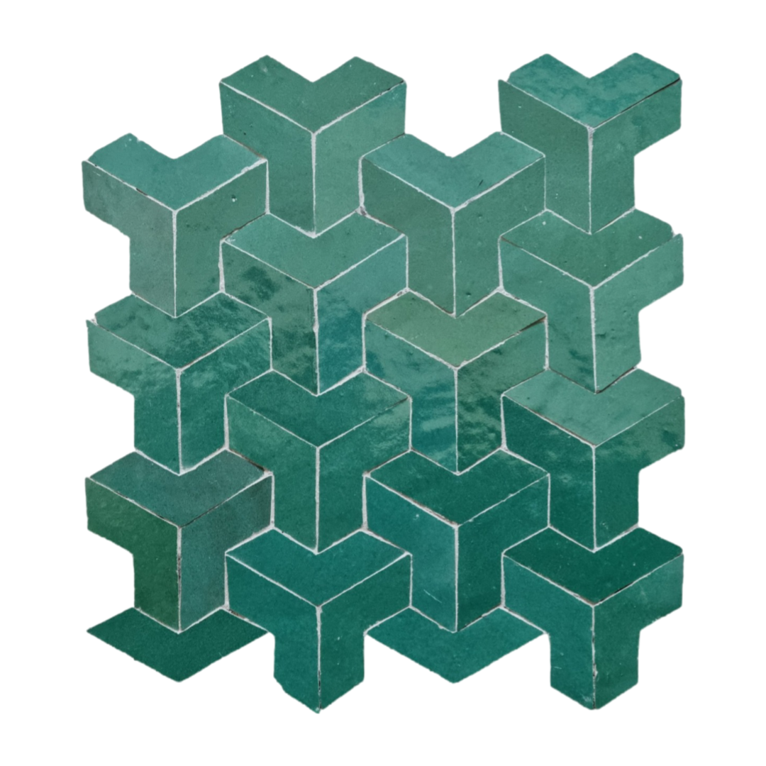 Boomerang Zellige Mosaic