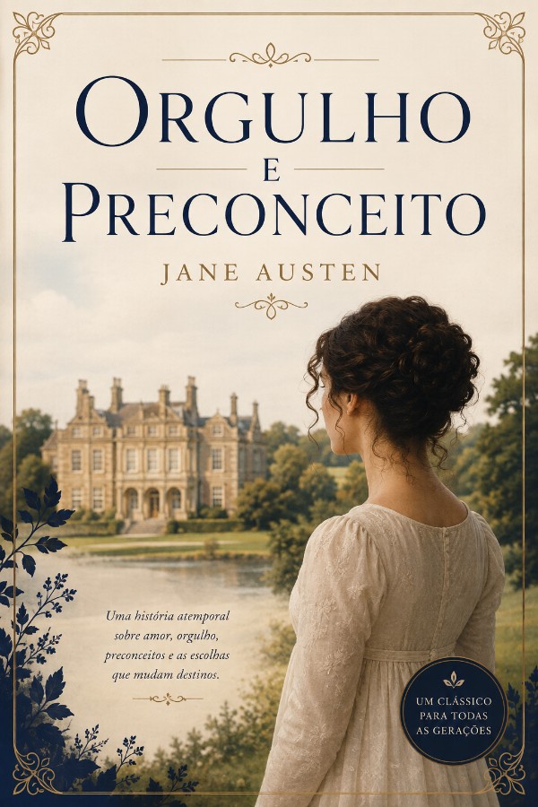 Capa do livro Orgulho e preconceito