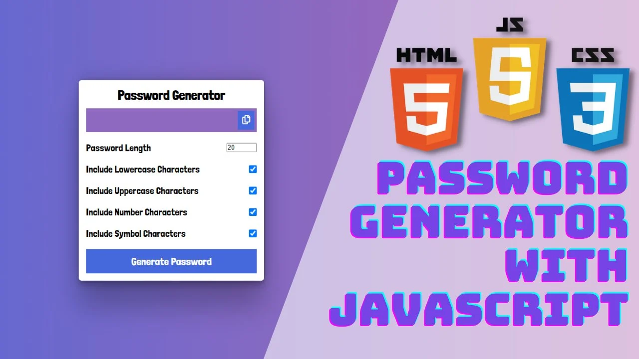Let's Code: Password Generator with JavaScript