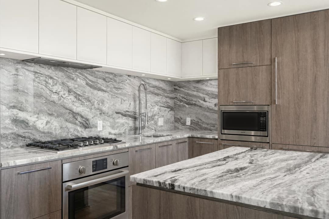Kitchen & Living Room in North Vancouver