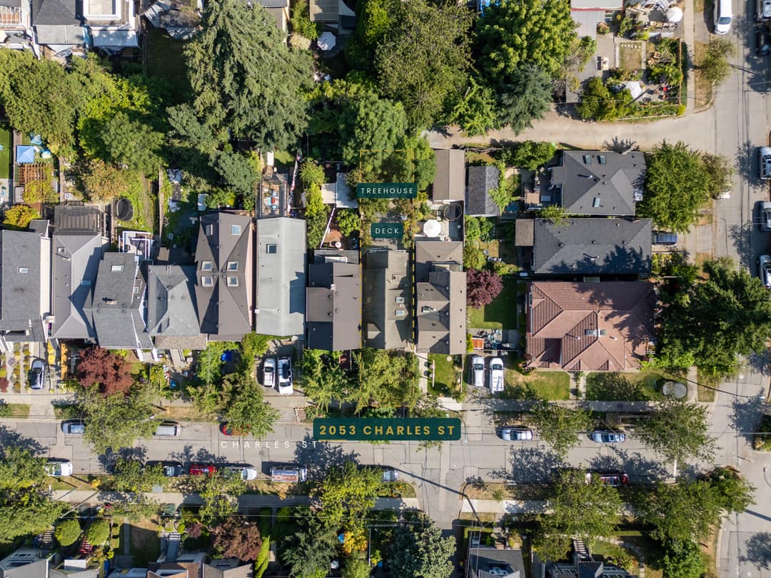 Aerial Lot View in Vancouver