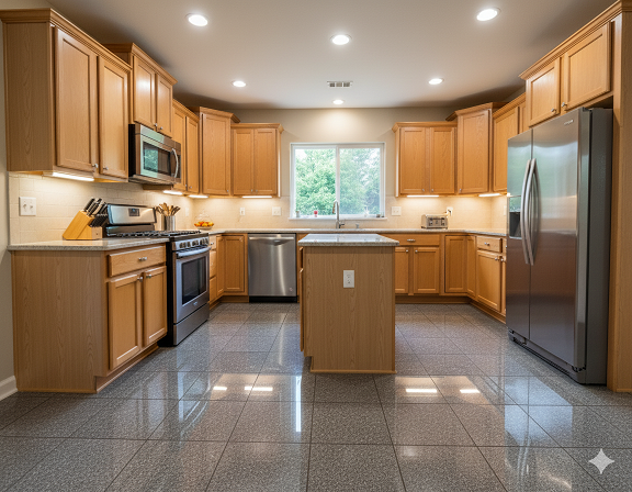Inspiration image of Gray Granite in a room, view 3