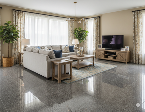 Inspiration image of Gray Granite in a room, view 4