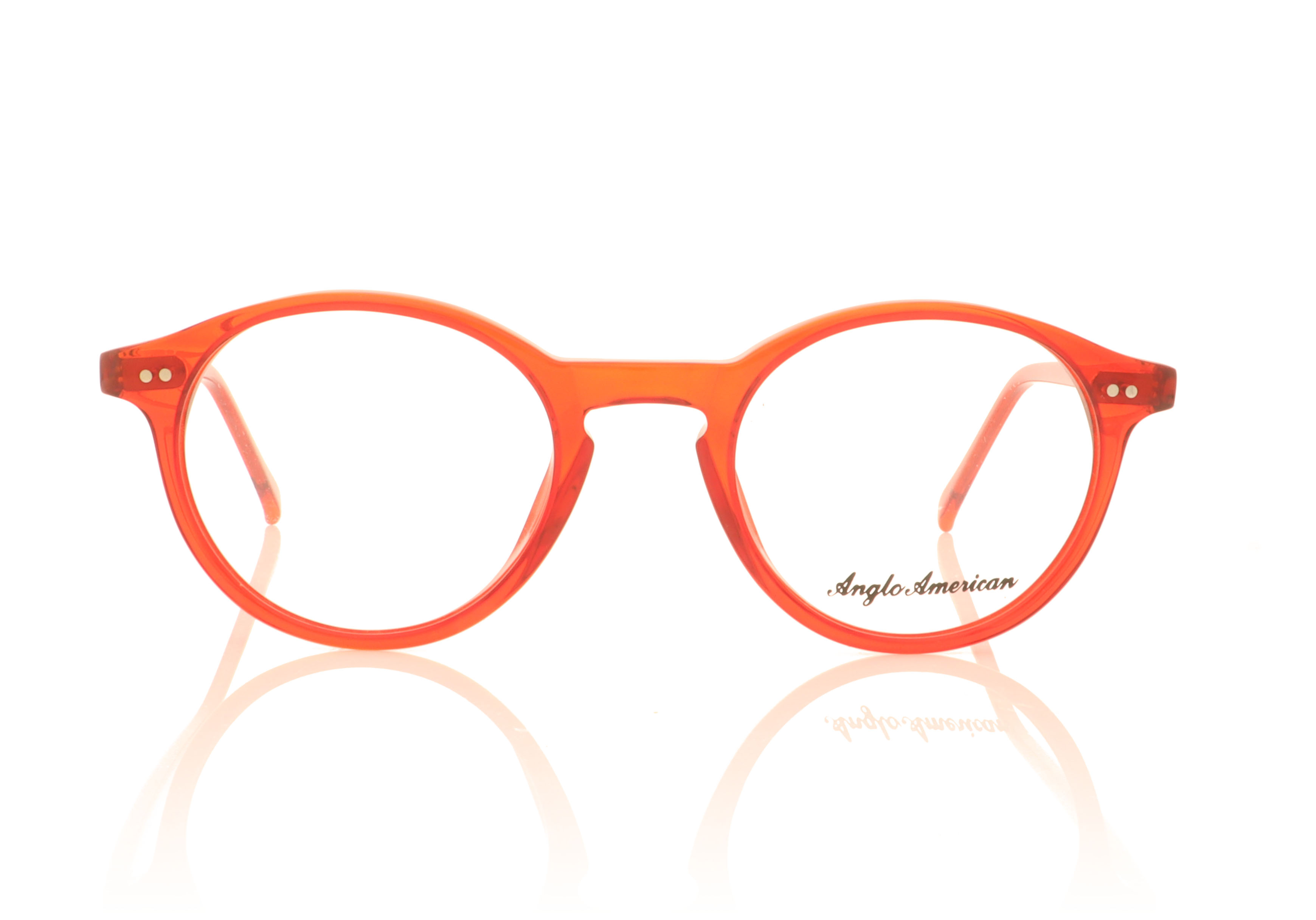 Anglo American Optical Model 406 MOD406 Red OP9 Glasses