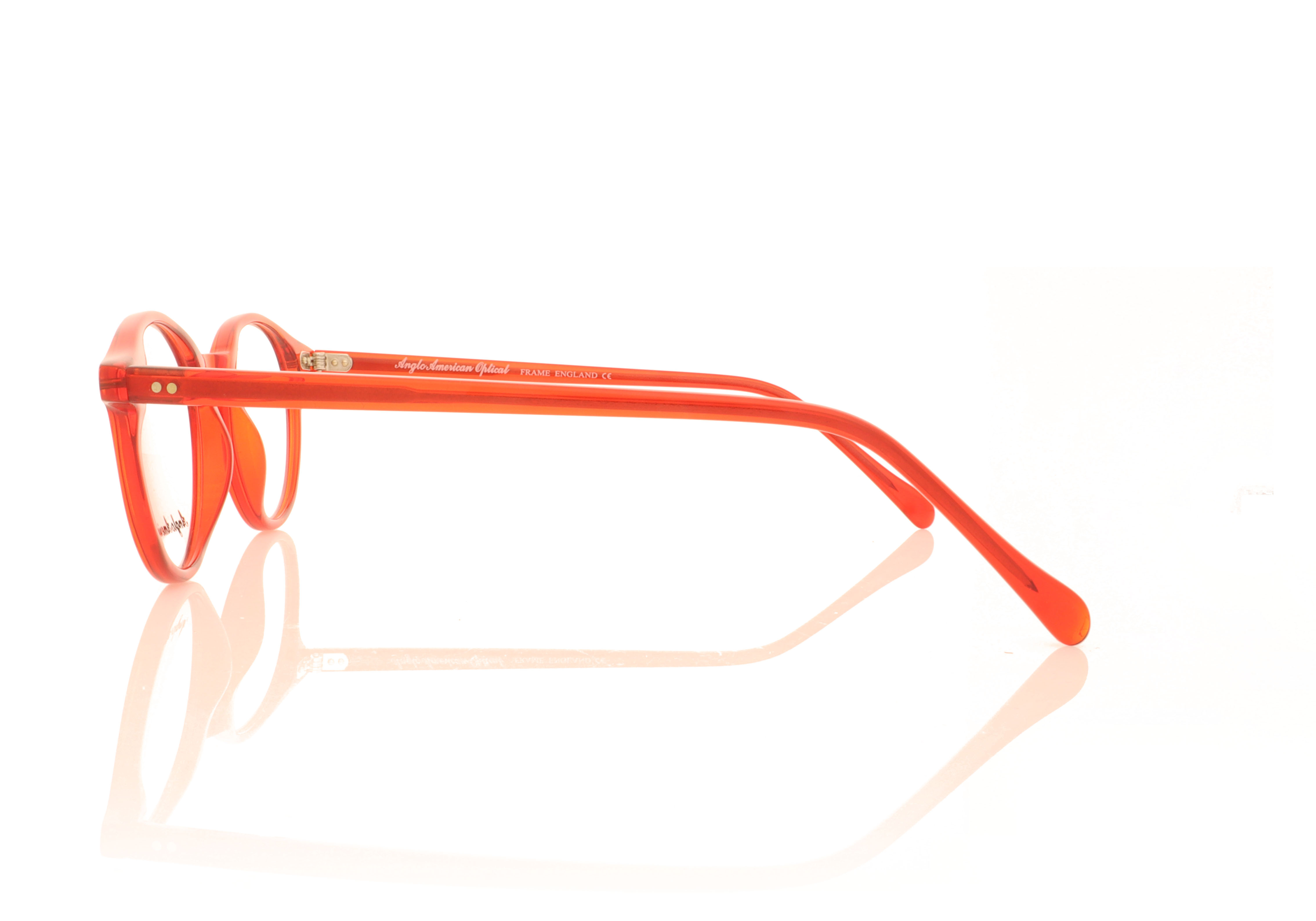 Anglo American Optical Model 406 MOD406 Red OP9 Glasses