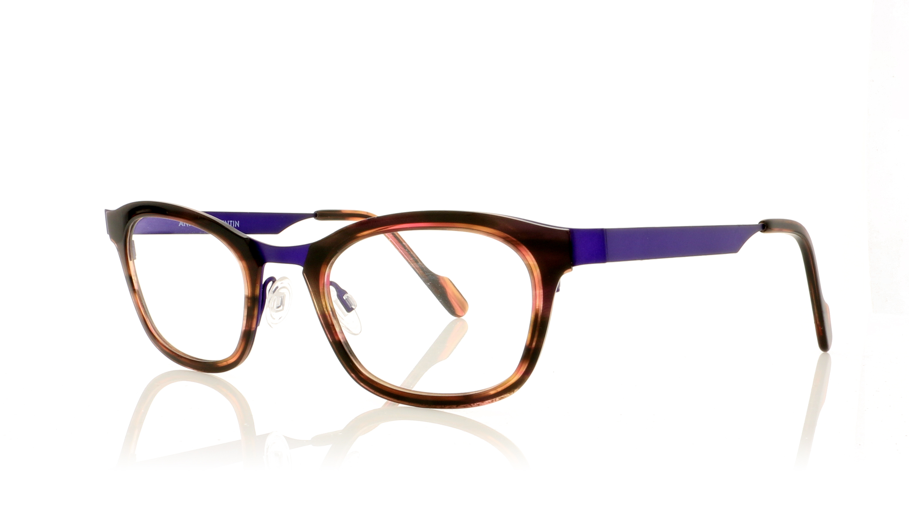Anne & Valentin Flora Purple/Tortoise U220 Glasses