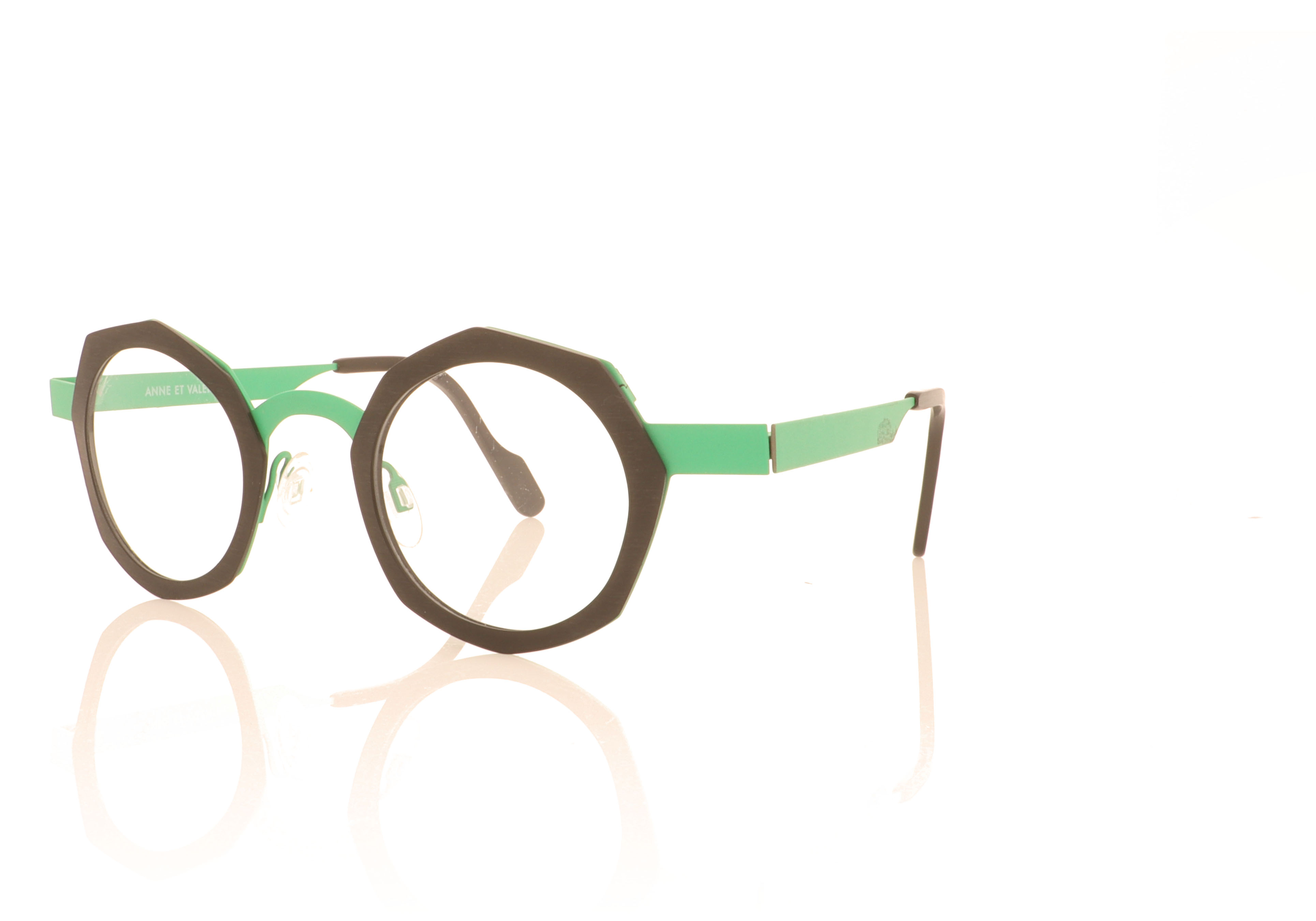 Anne & Valentin Friday U Black/Green I189 Glasses
