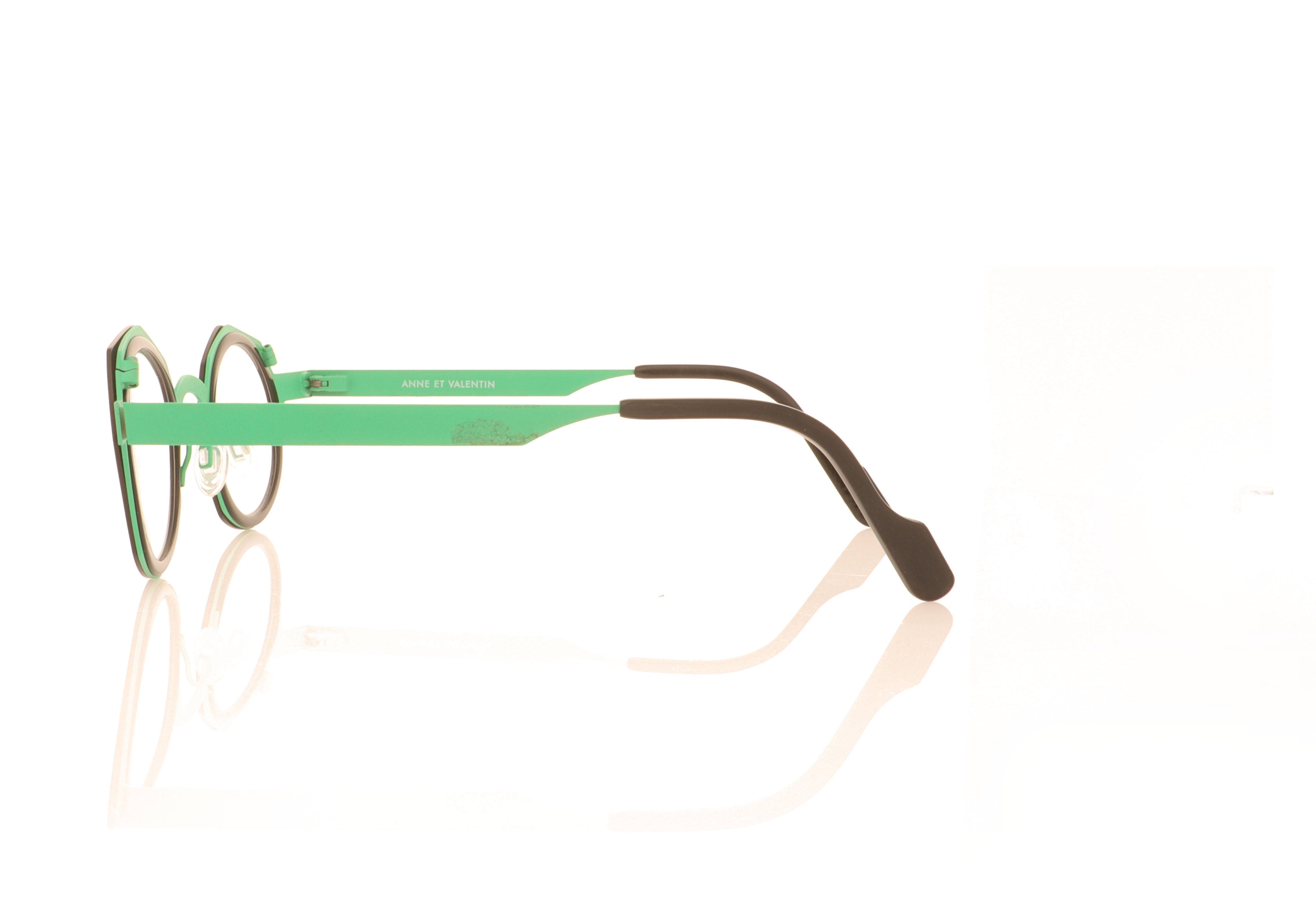 Anne & Valentin Friday U Black/Green I189 Glasses