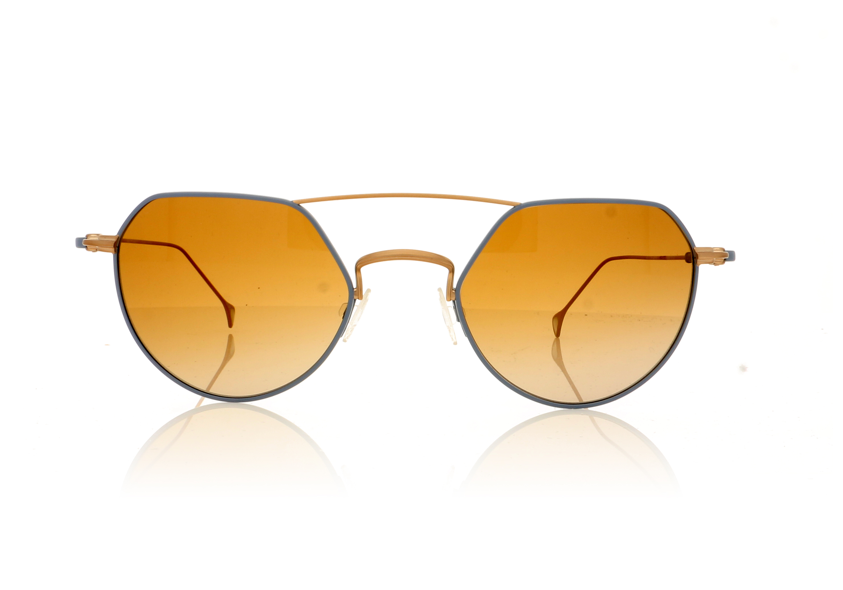 Anne & Valentin Santiago Blue/Rose Gold 8A45 Sunglasses