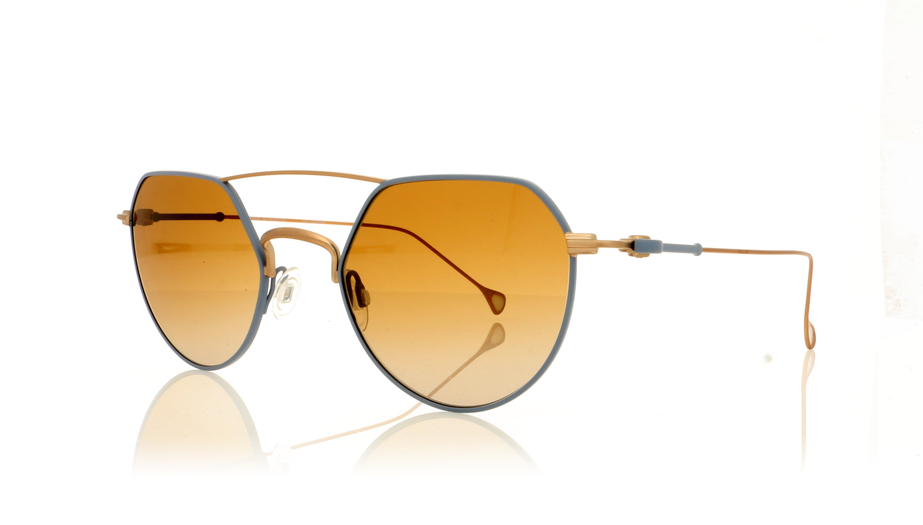 Anne & Valentin Santiago Blue/Rose Gold 8A45 Sunglasses