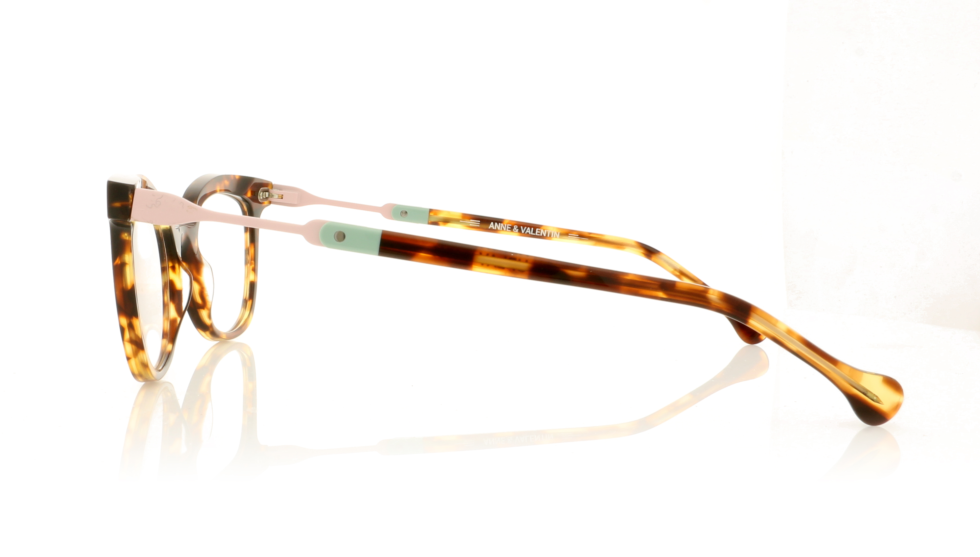 Anne & Valentin Uplay Tortoise/Pink/Mint 1789 Glasses