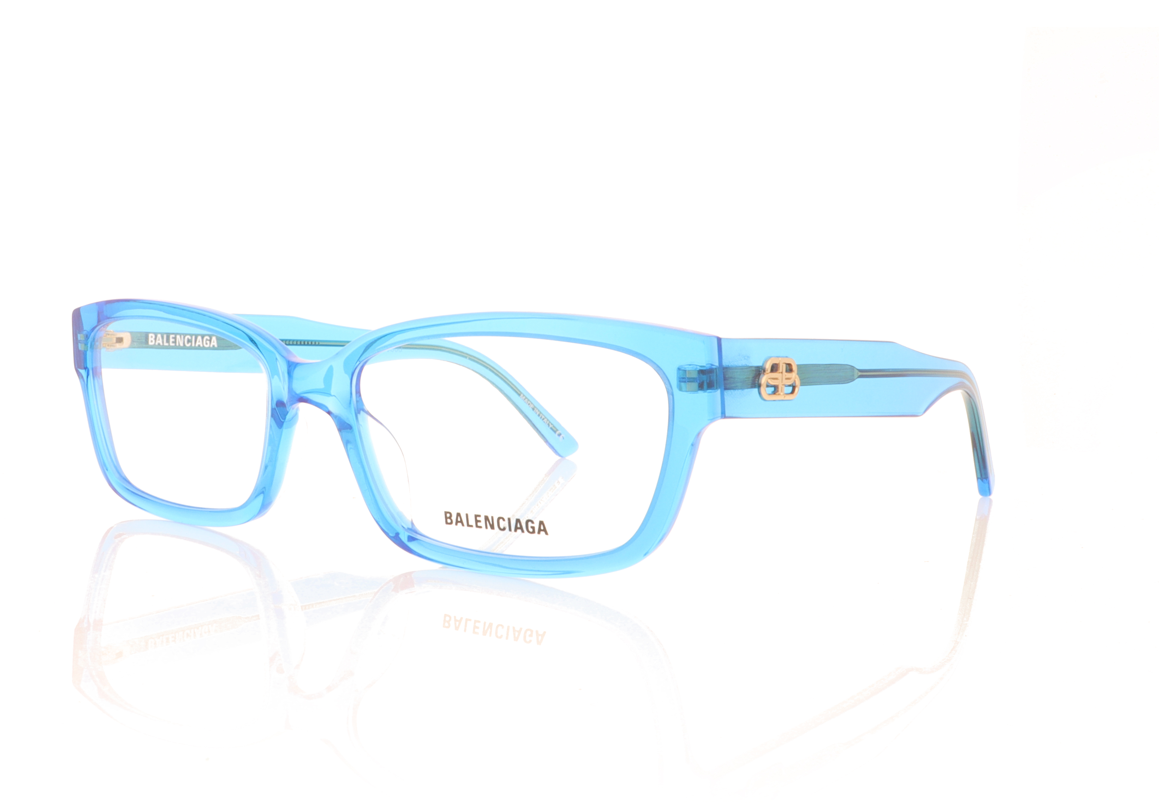 Balenciaga BB0065O 65 Light Blue 4 Glasses