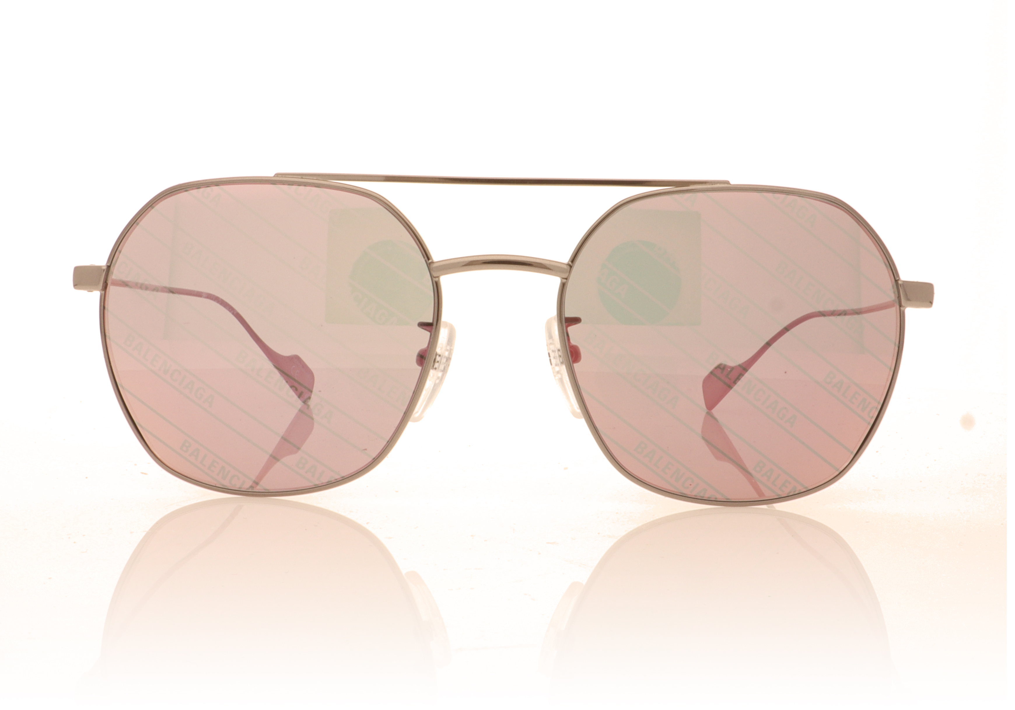 Balenciaga BB0089SK 89 Ruthenium 5 Sunglasses