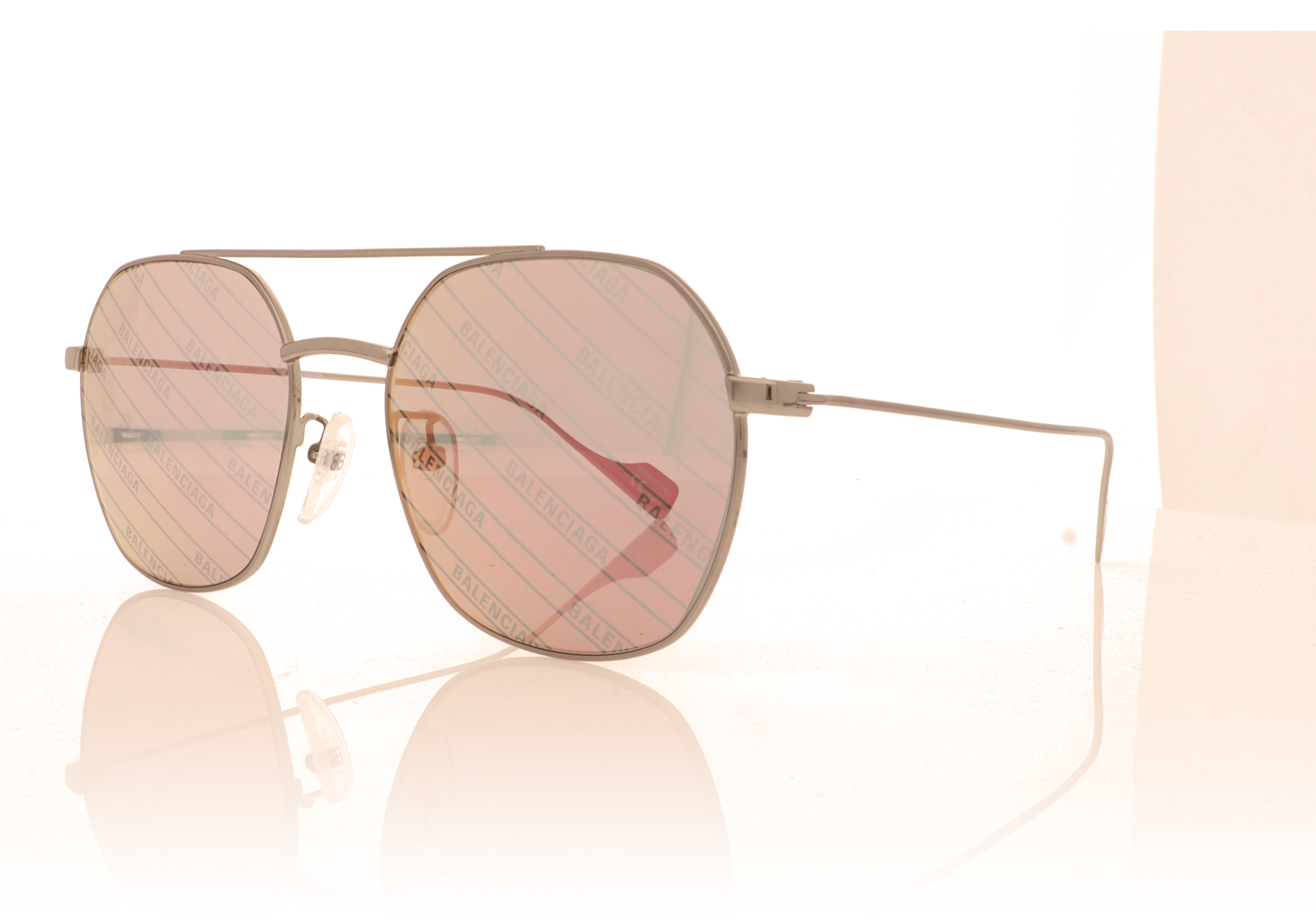 Balenciaga BB0089SK 89 Ruthenium 5 Sunglasses