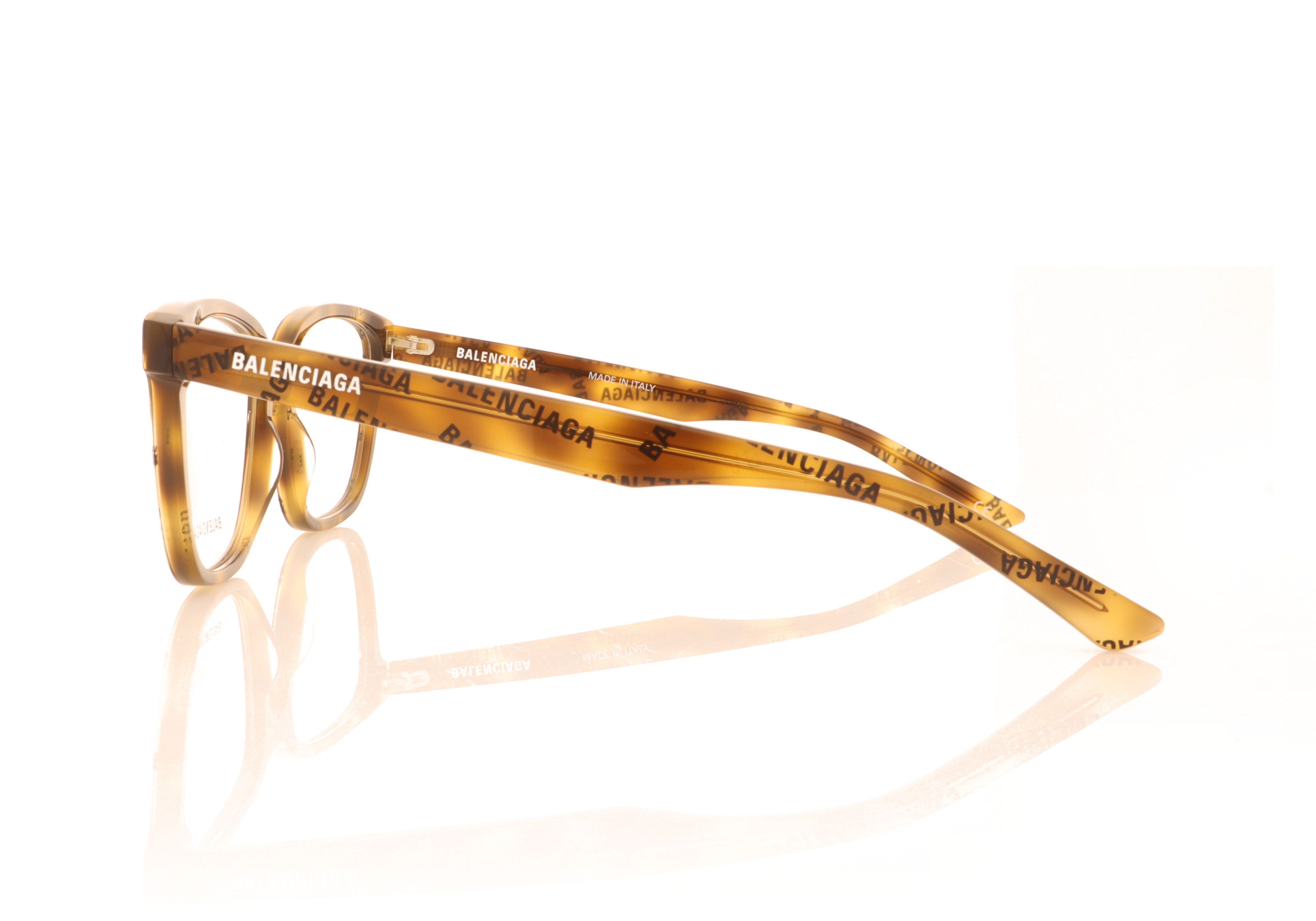 Balenciaga BB0078O BB0078 Havana 8 Glasses