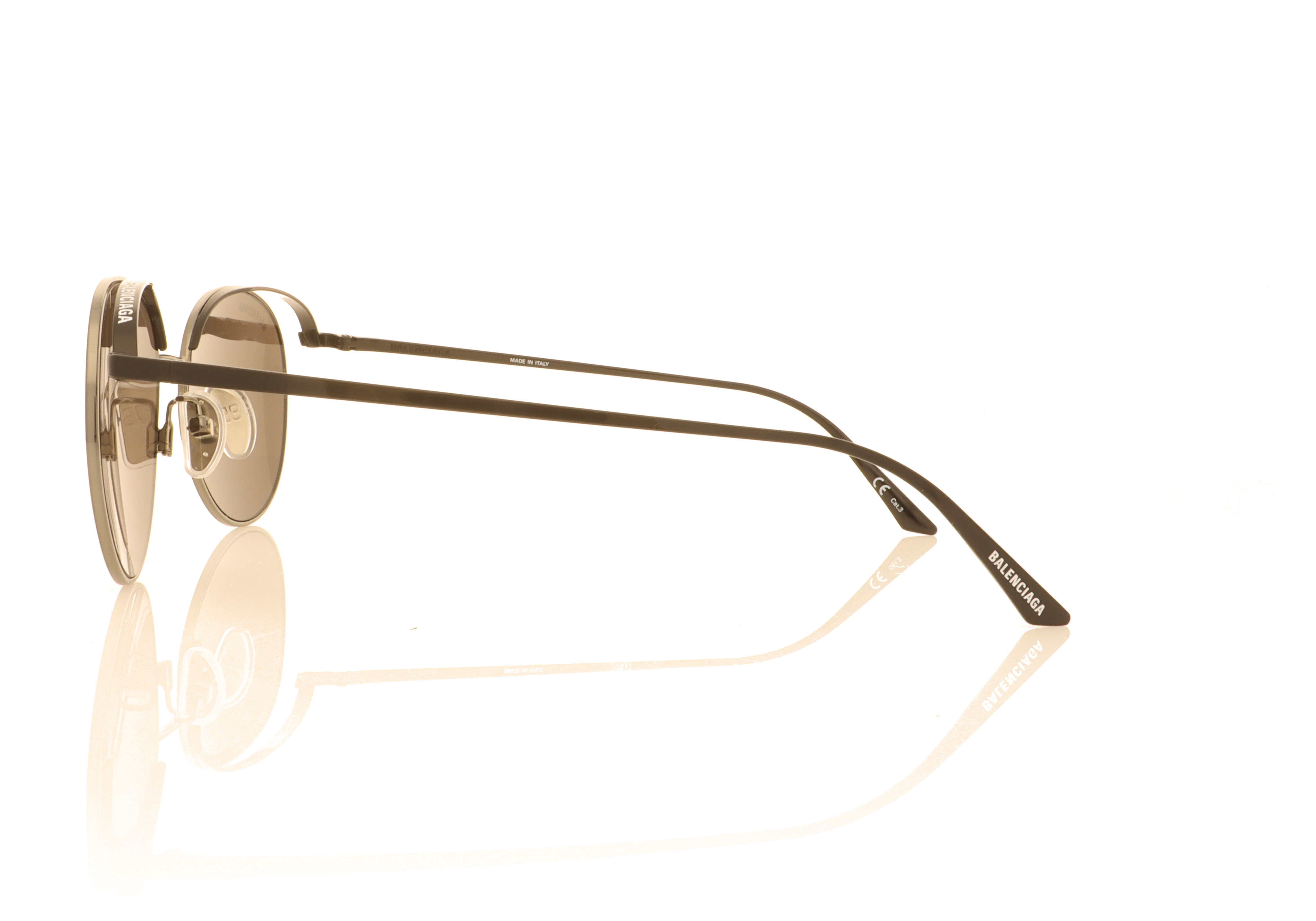 Balenciaga 0163 Ruthenium 001 Sunglasses