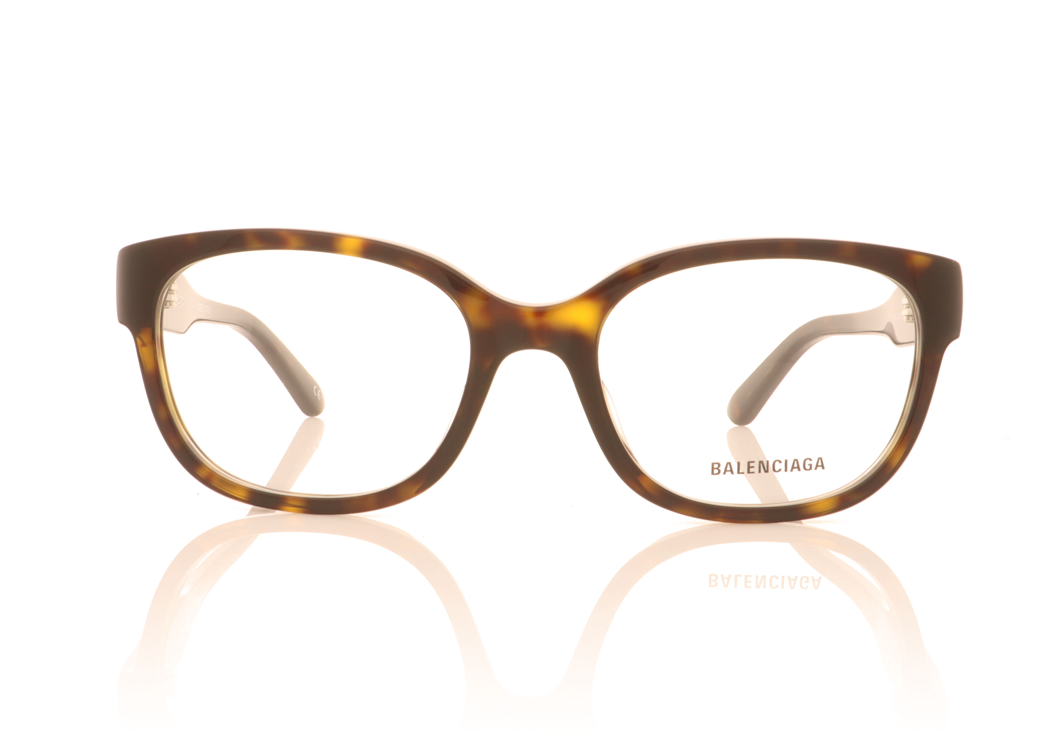 Balenciaga BB0214O Havana 002 Glasses