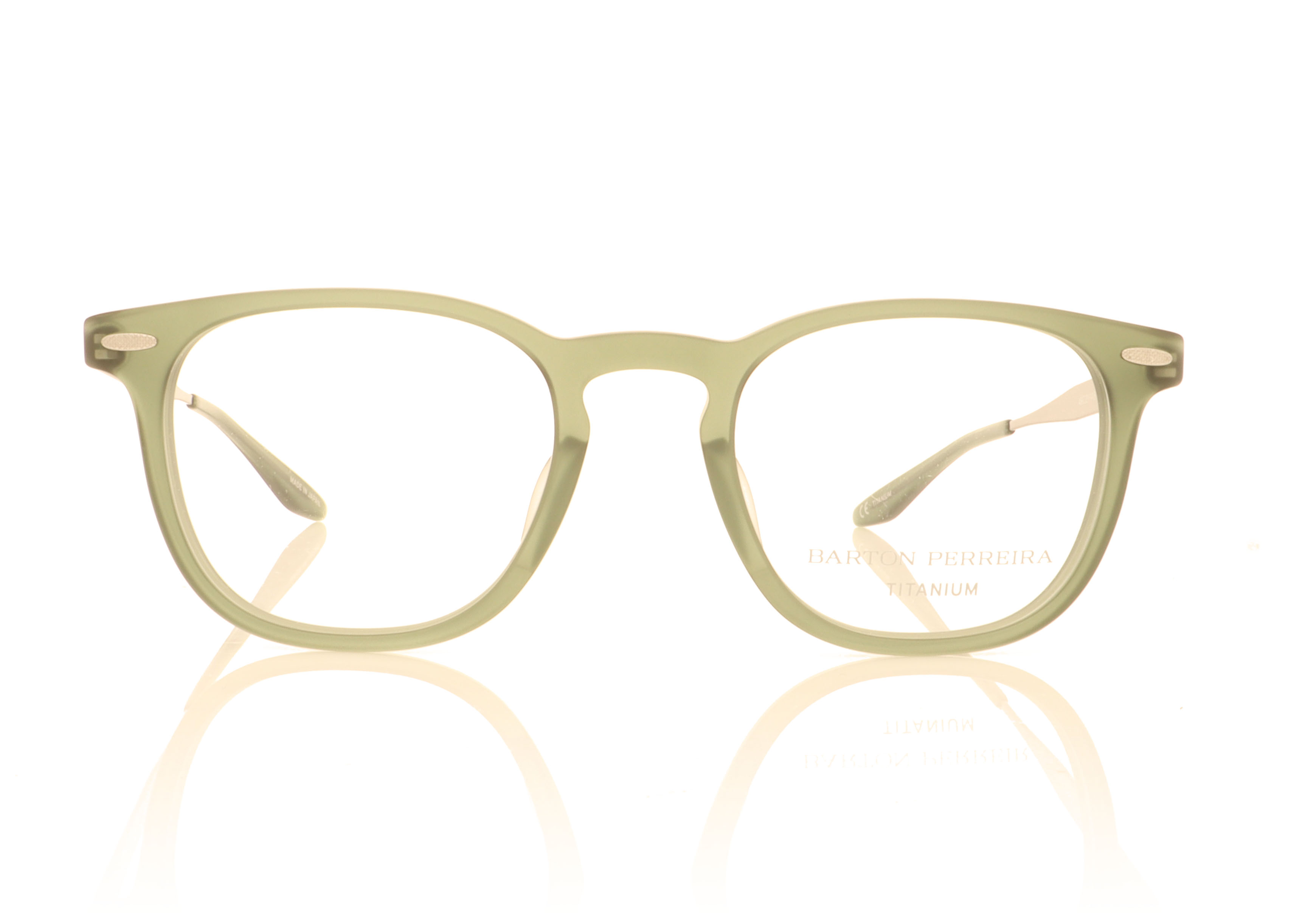 Barton Perreira Husney Matte Olive MOR/PEW Glasses