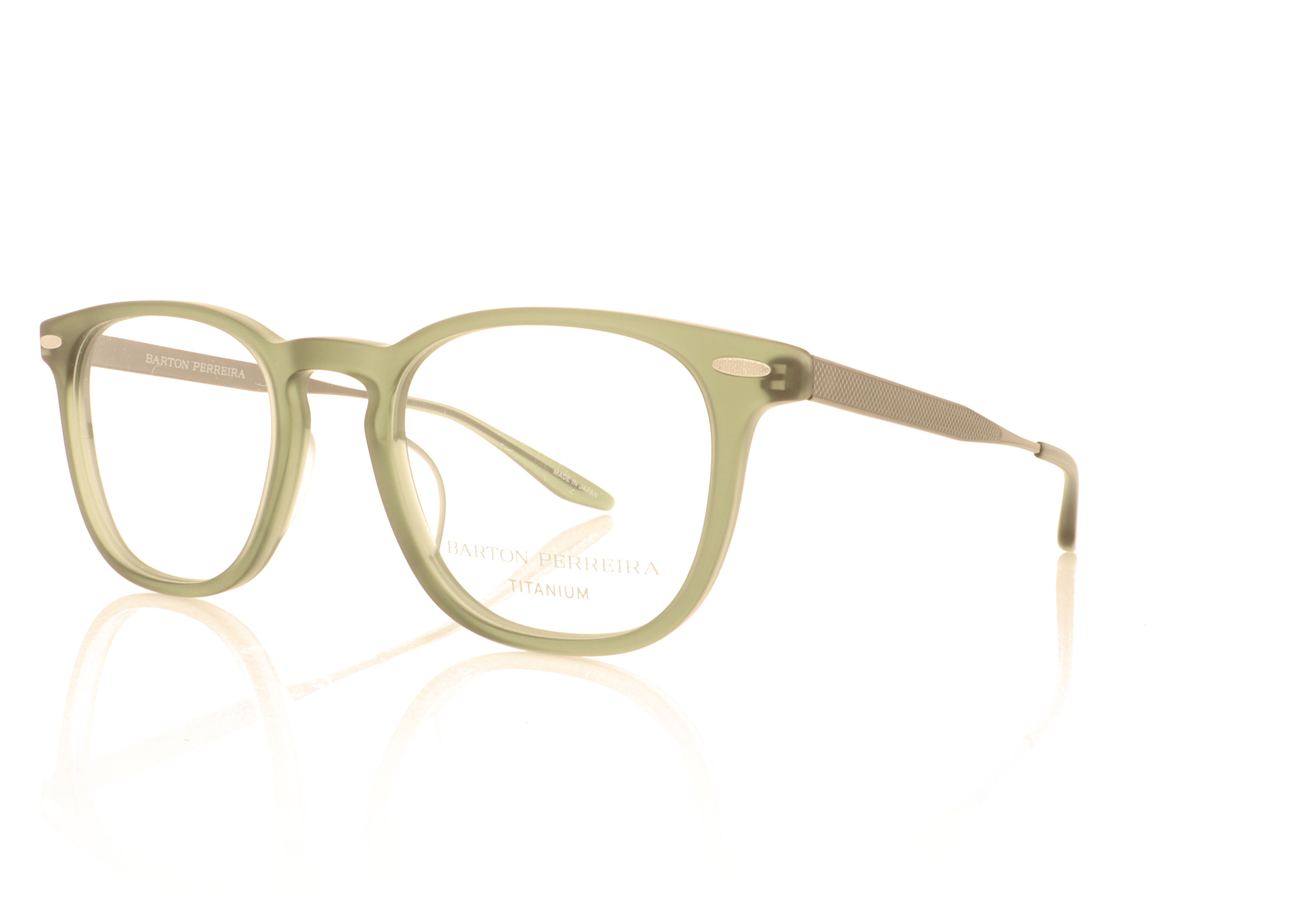 Barton Perreira Husney Matte Olive MOR/PEW Glasses