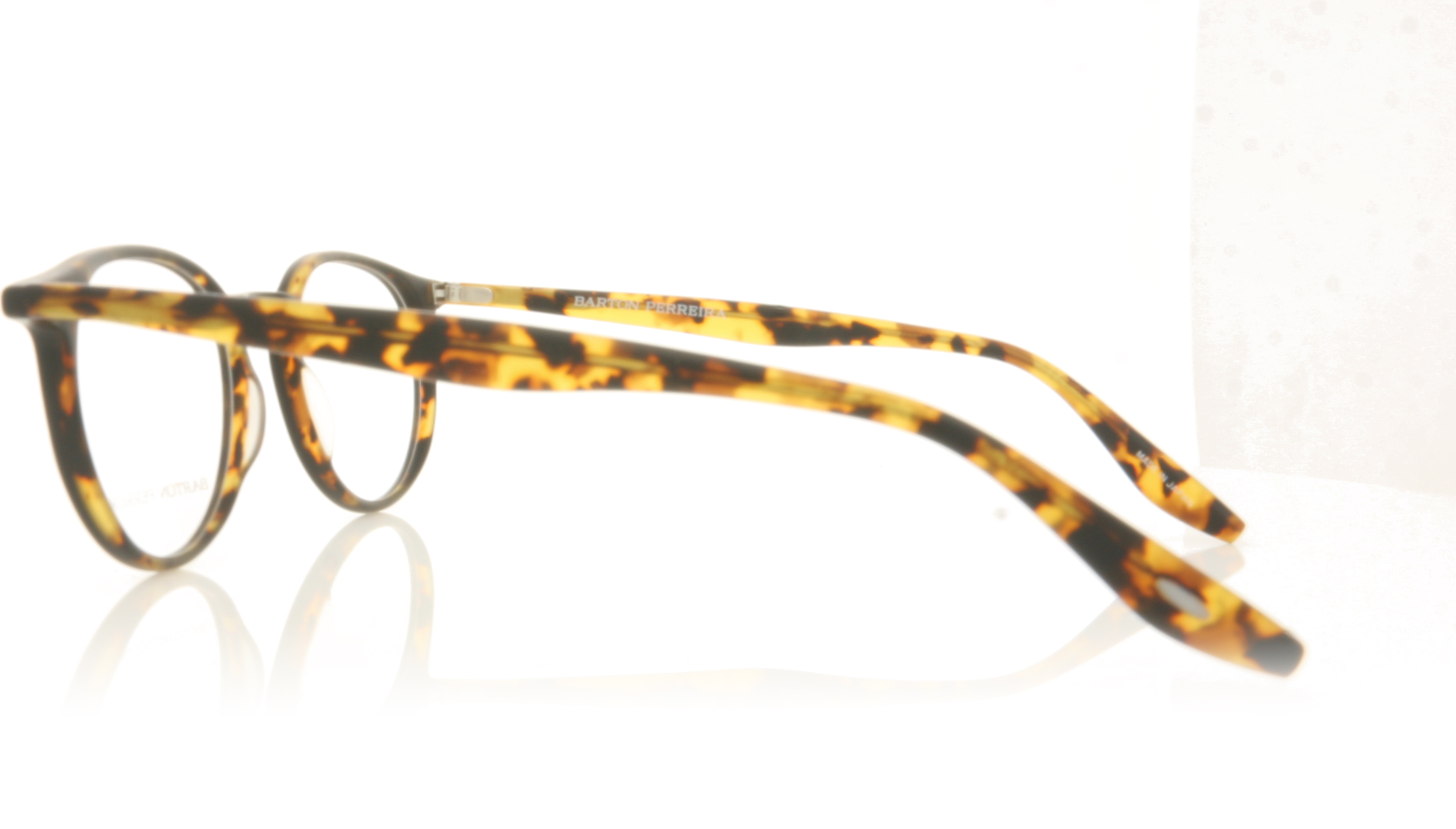Barton Perreira Norton Matte Black Tortoiseshell MBT Glasses