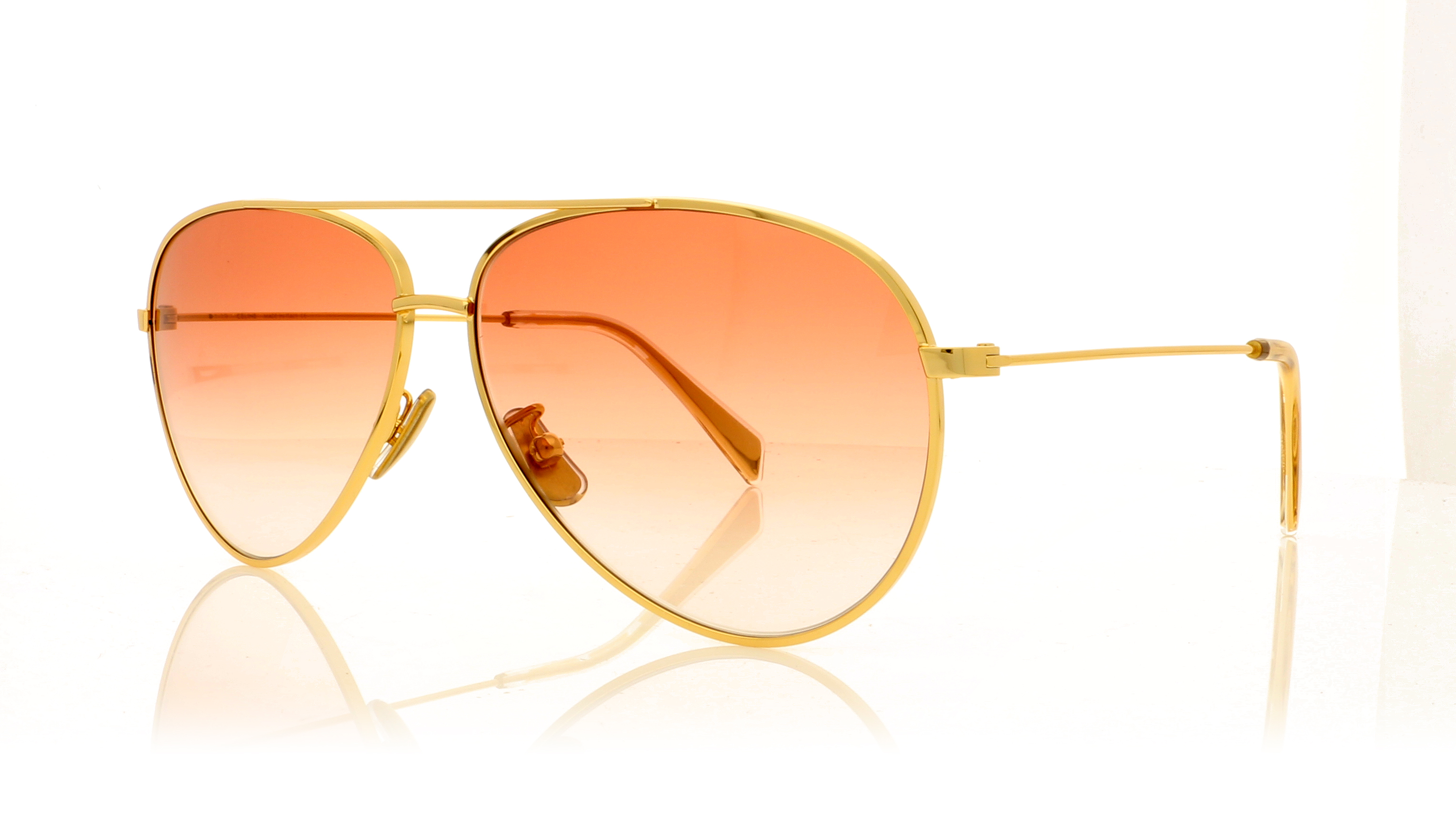 Celine CL40062U Gold/Brown Graduated Lenses 30T Sunglasses