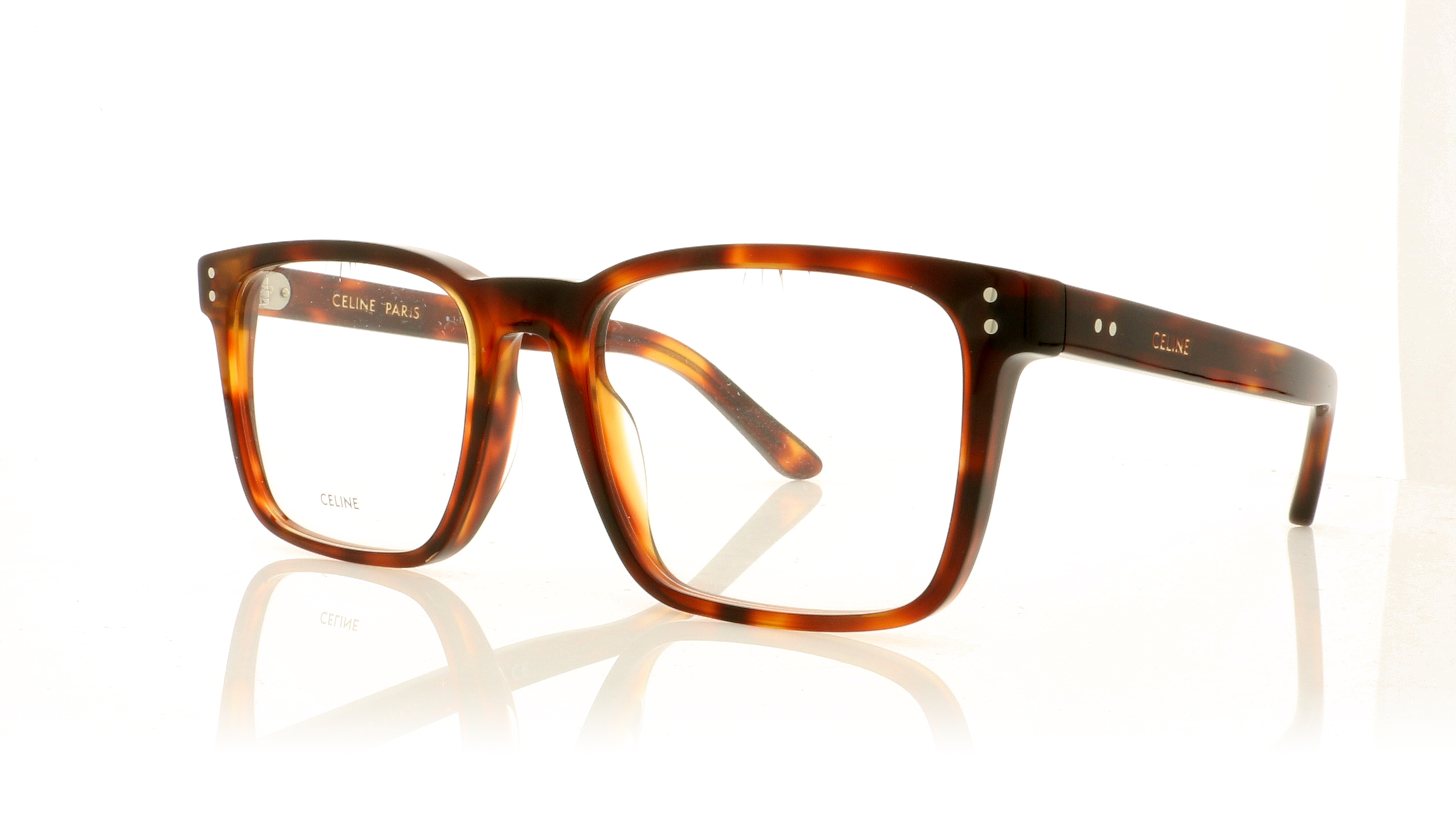 Celine CL50030I Red Havana 53 Glasses