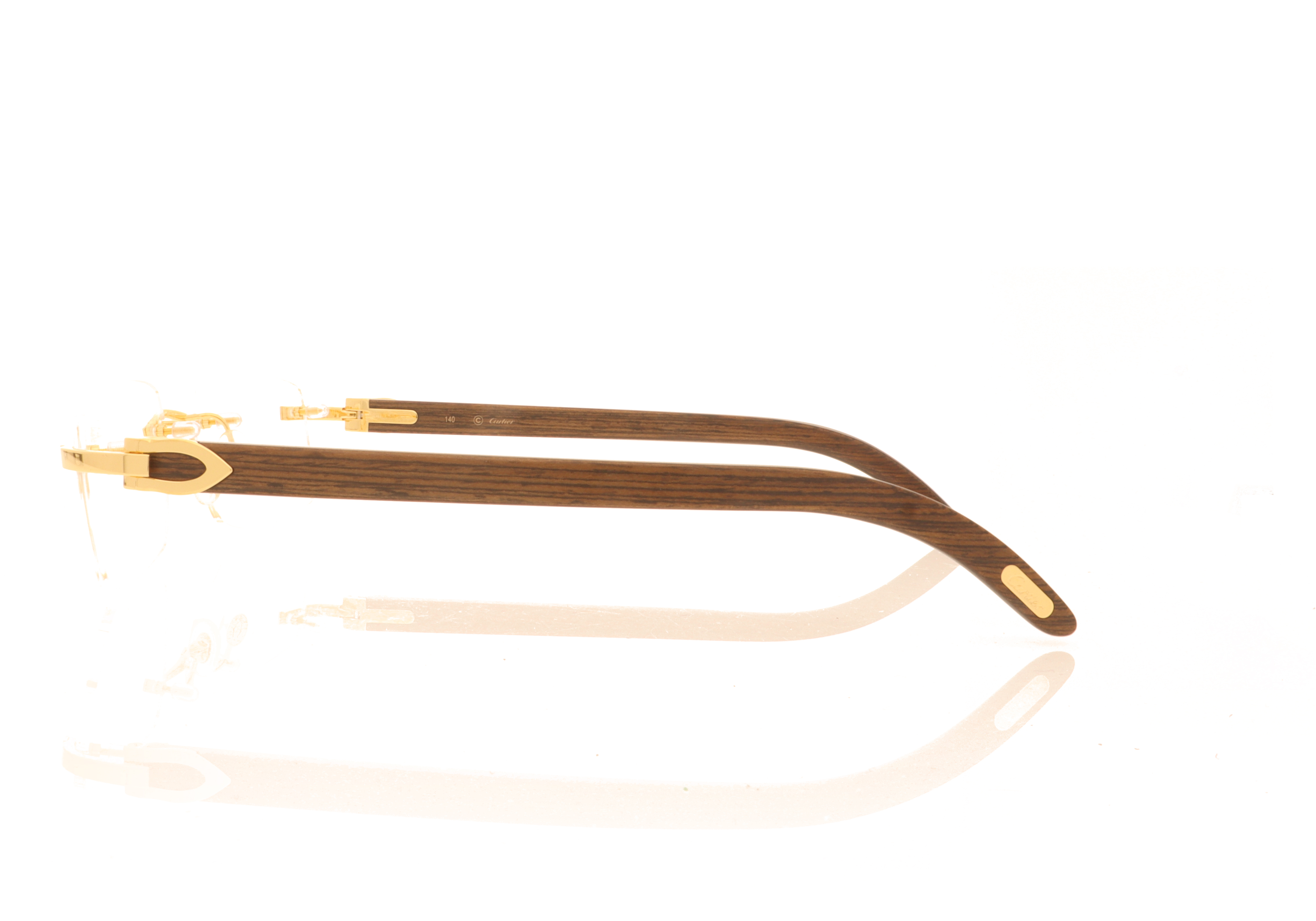Cartier CT0052O 52 Gold-Brown 5 Glasses