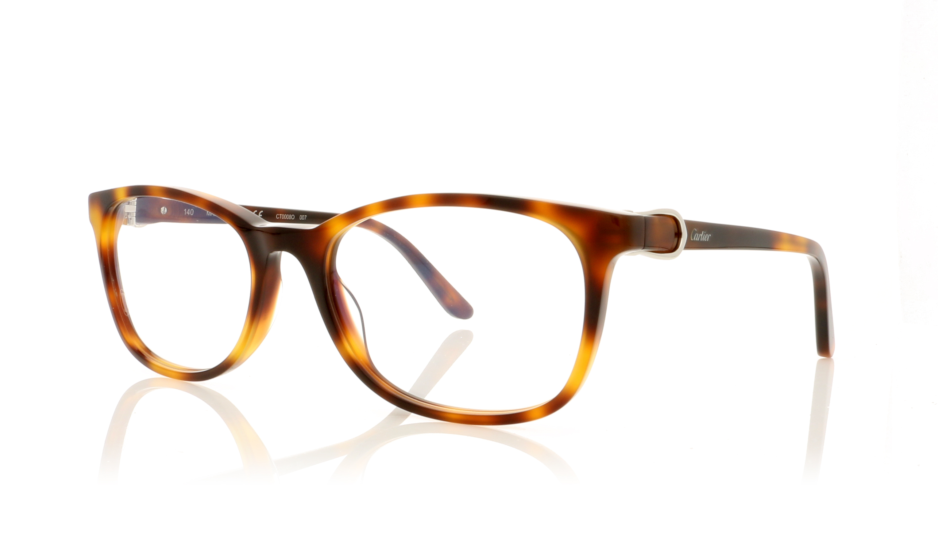 Cartier CT0008O Havana 7 Glasses